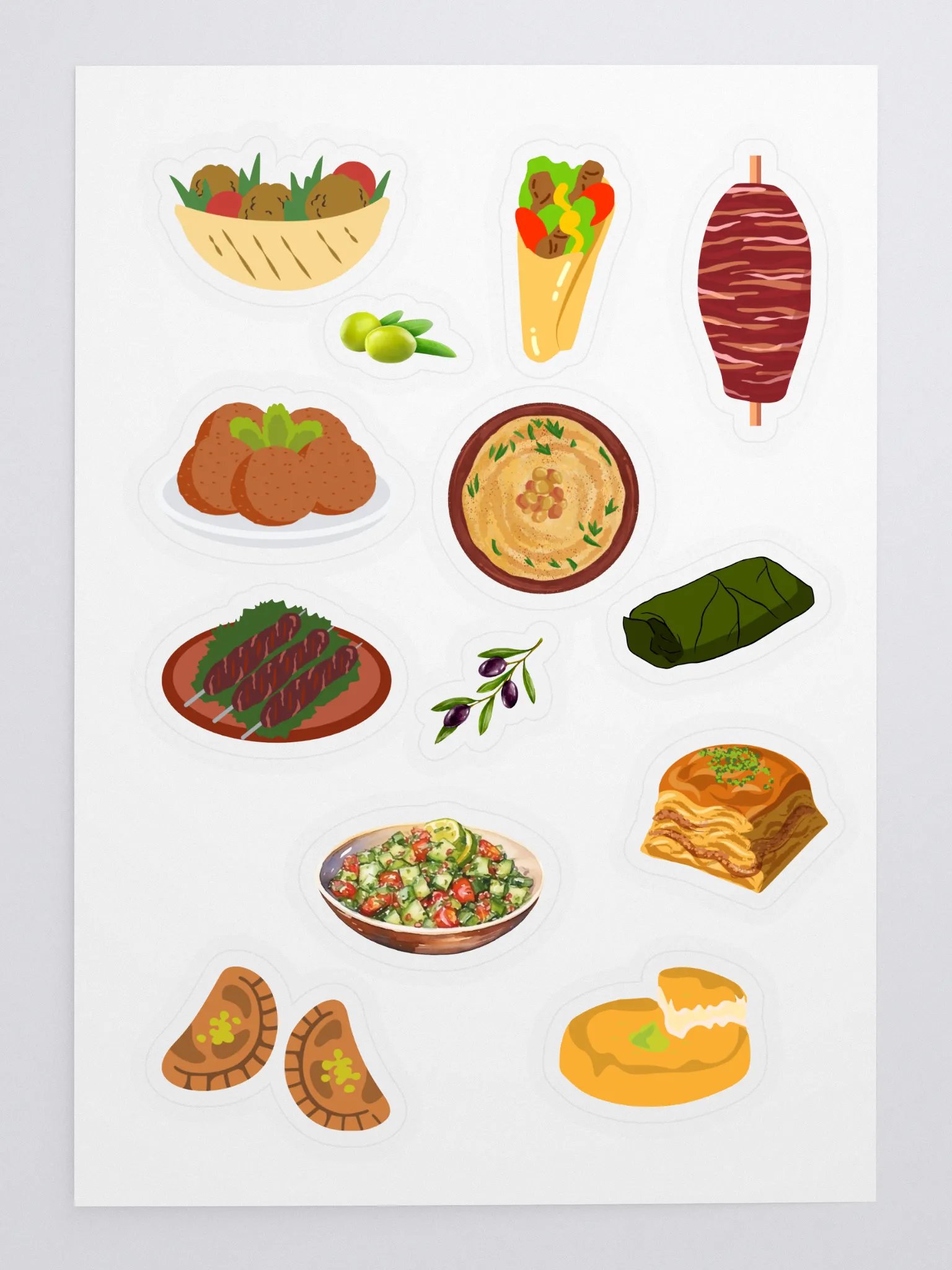 Arab Food Sticker Sheet product image (1)