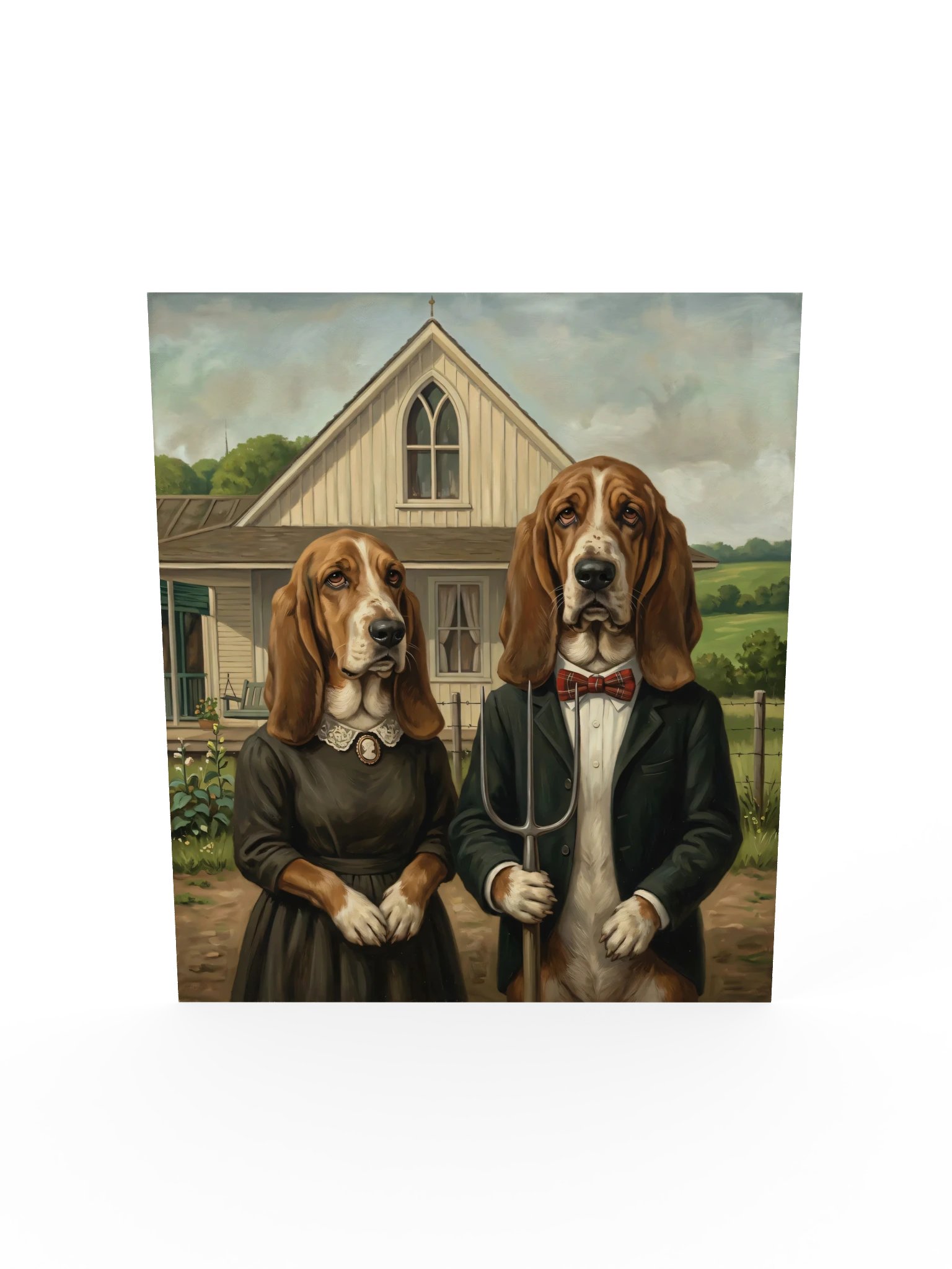 American Gothic Bassets Poster product image (19)