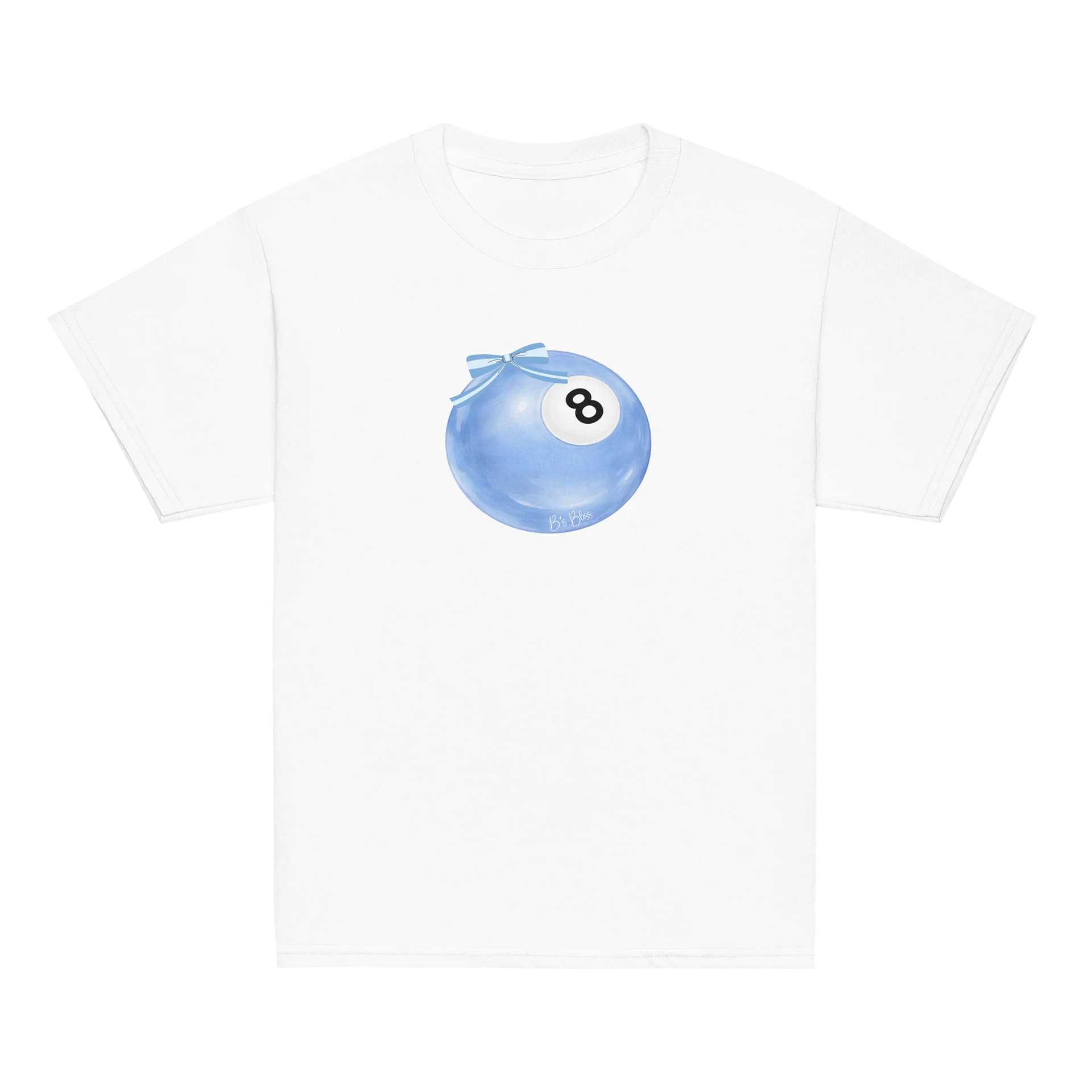 Blue 8 Ball Baby Tee product image (1)