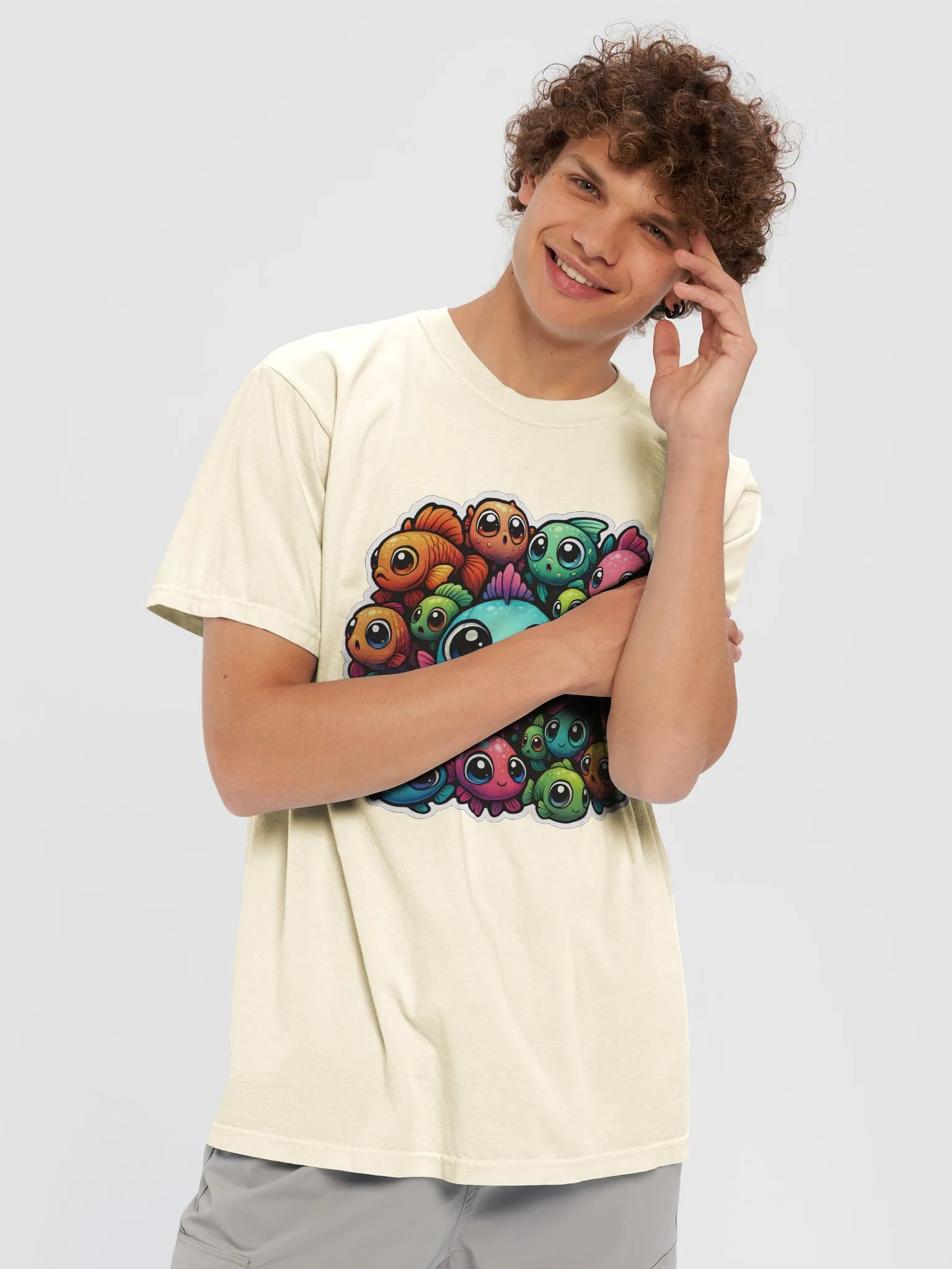 Whimsical Fish Friends #2 T-Shirt product image (57)