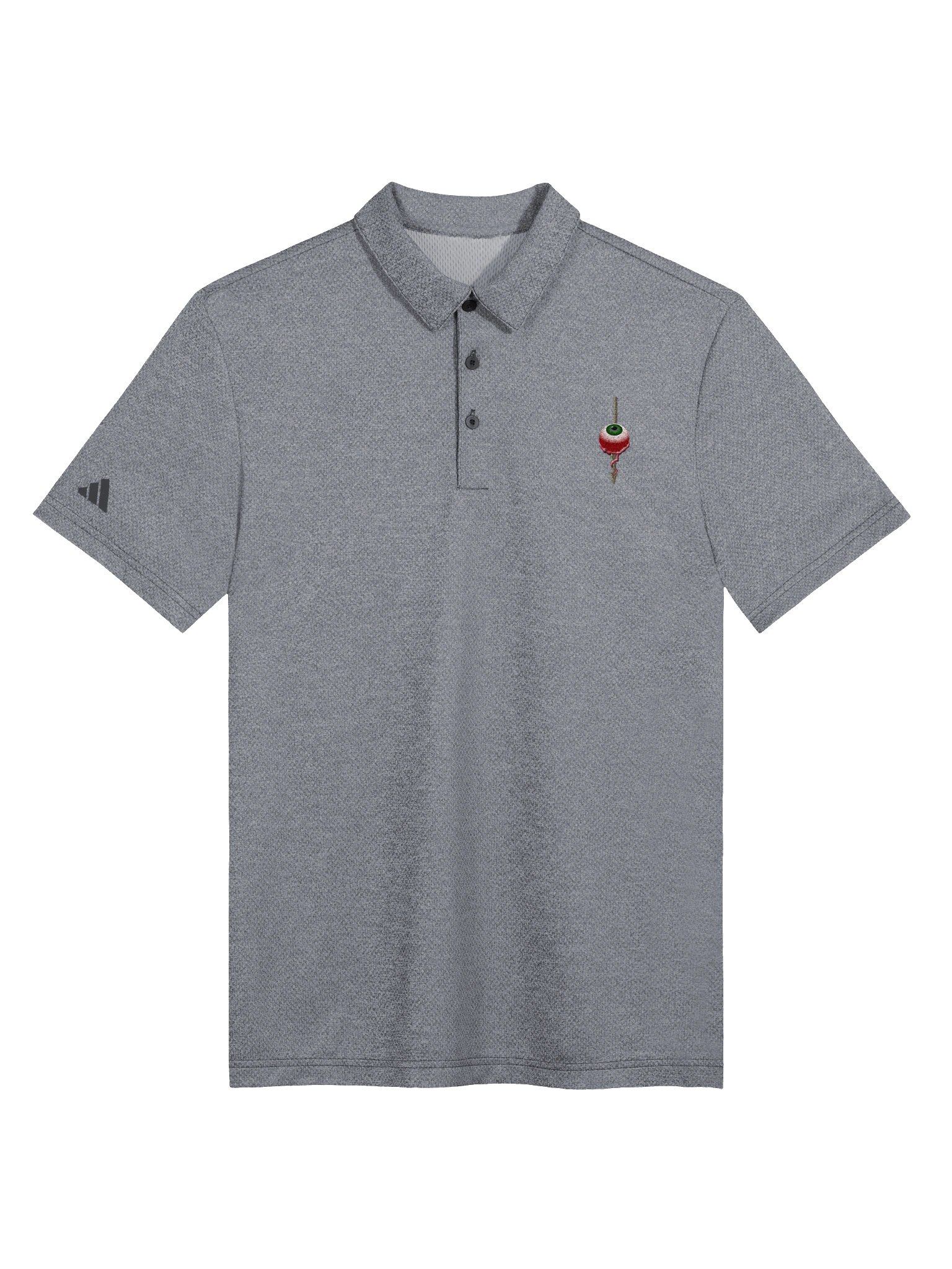 Dude, you're muted - Adidas Space-Dyed Polo Shirt product image (14)