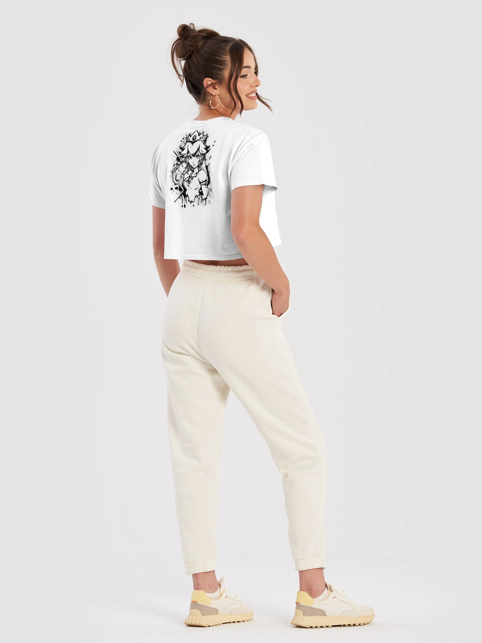 Just Peachy Cropped (Black Edition) product image (4)