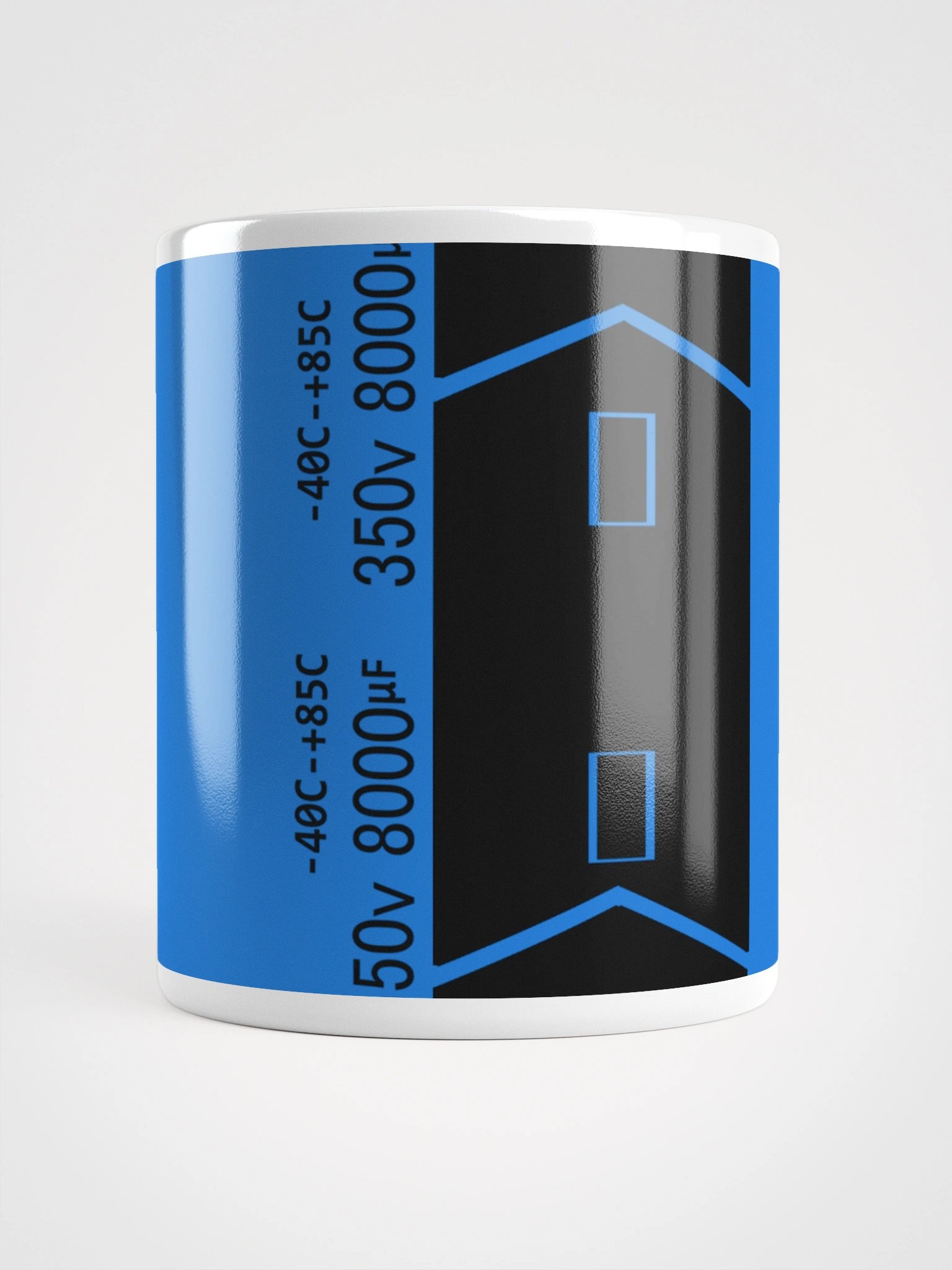 Capacitor Glossy Mug - BLUE product image (1)
