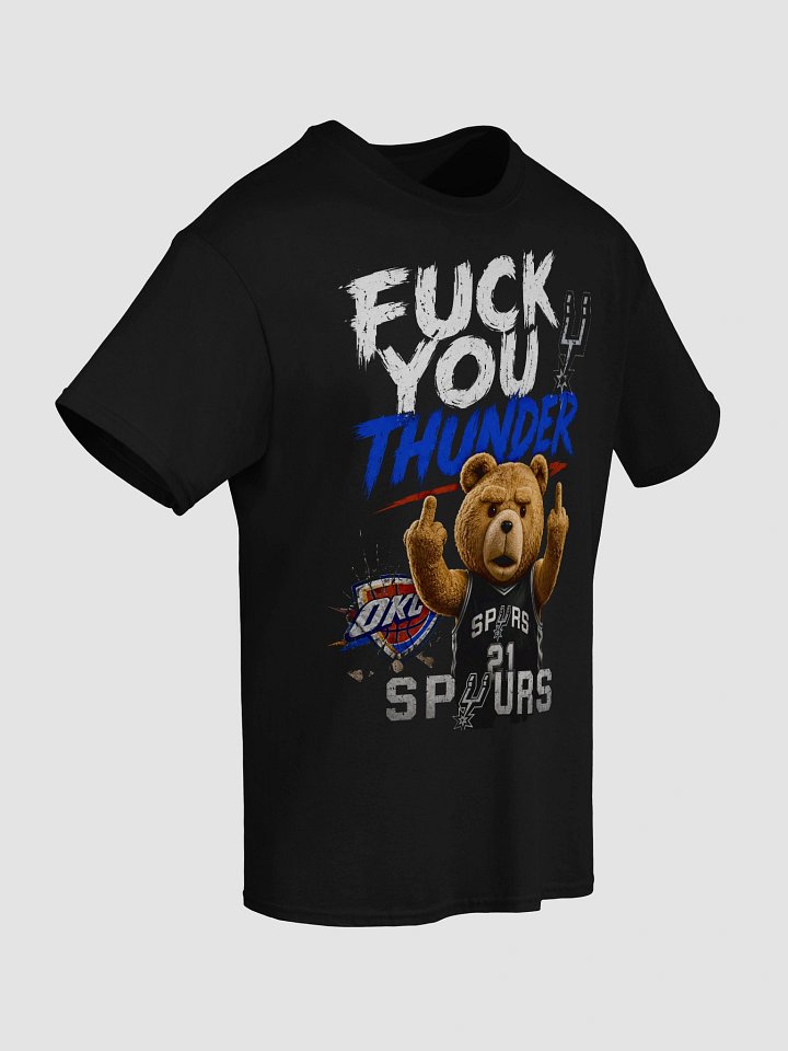 Teddy Fuck Thunder Spurs Shirt Playoffs Game 2026 product image (2)