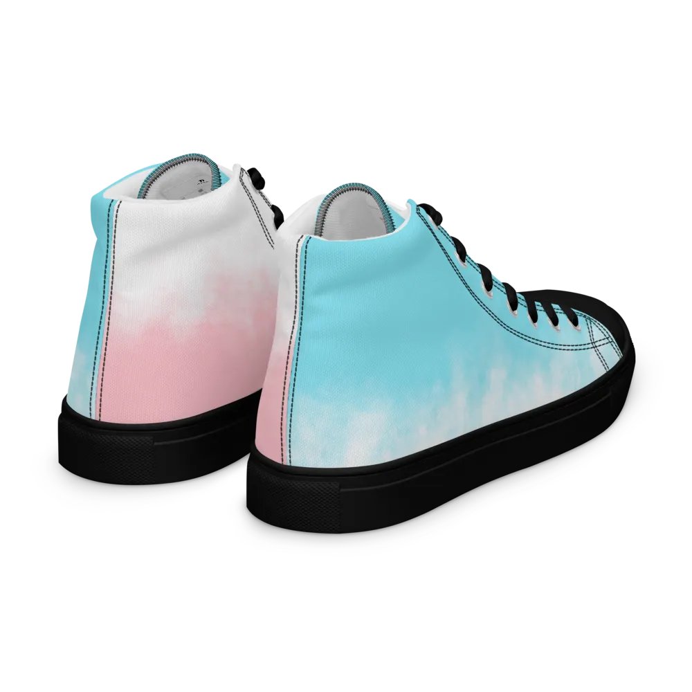 Pastel Dreams High Top Canvas Shoes product image (11)