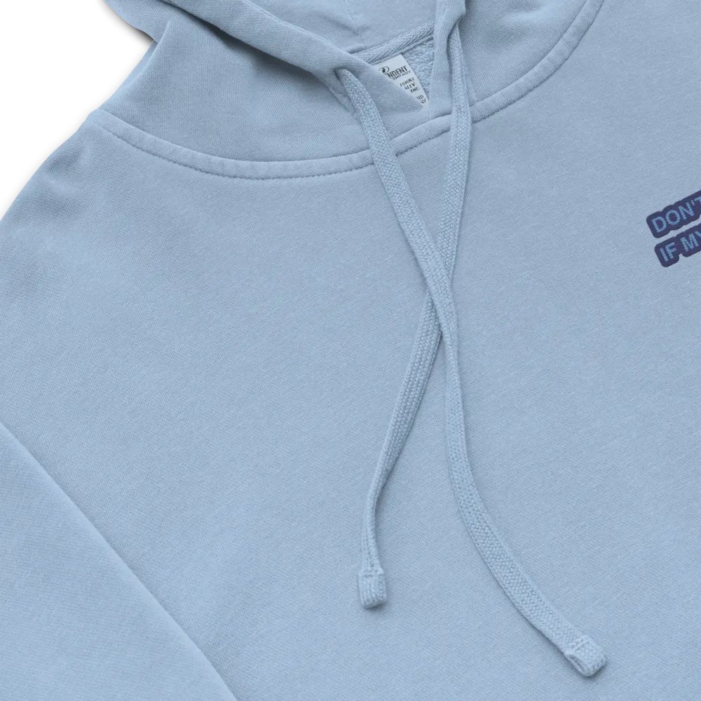 L.C. HEADPHONES ON (electric design) embroidered pigment hoodie product image (8)