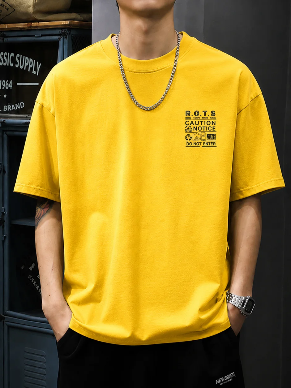 Retro Washed-print Short-sleeve T-shirt product image (7)