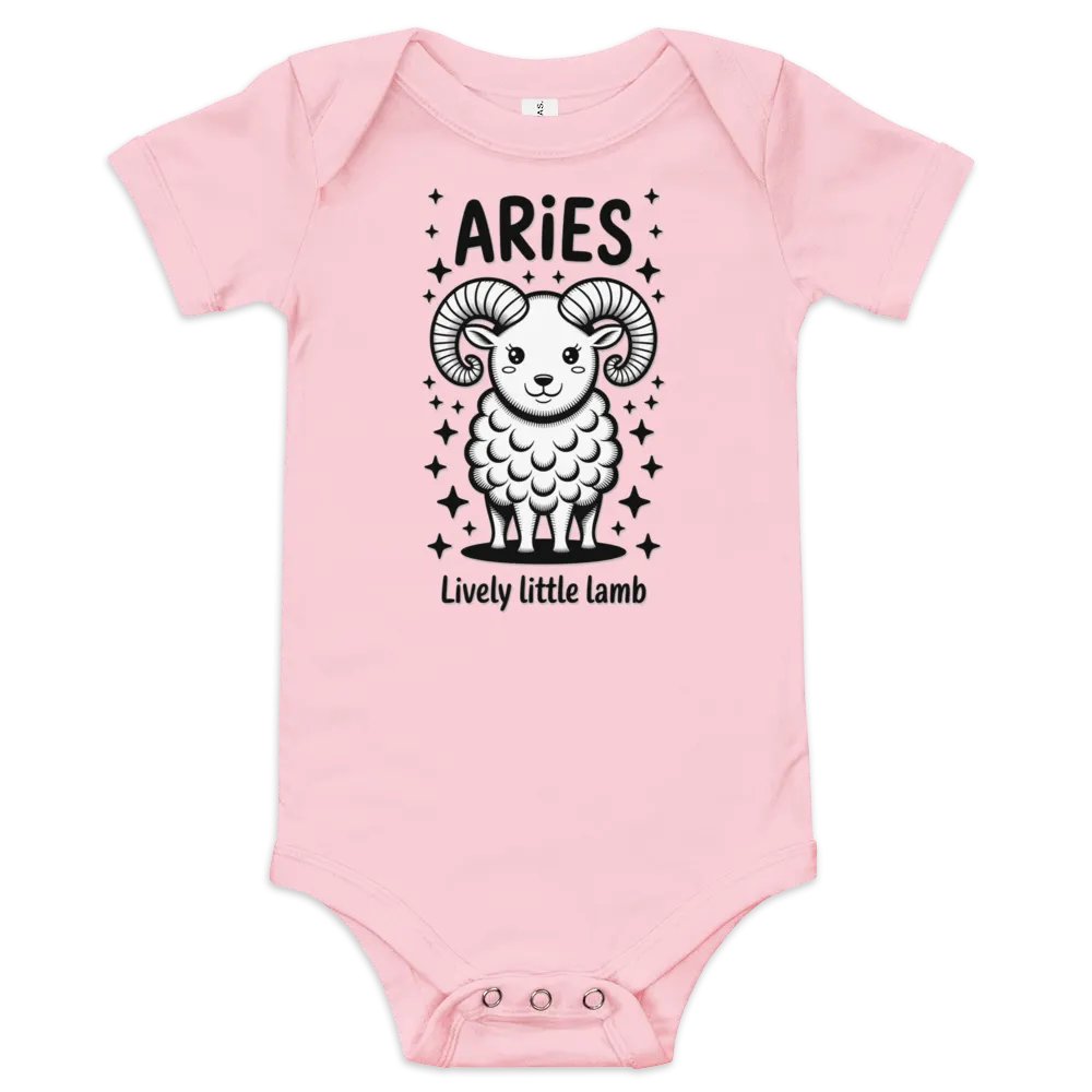 Lively Little Lamb Baby Onesie product image (1)