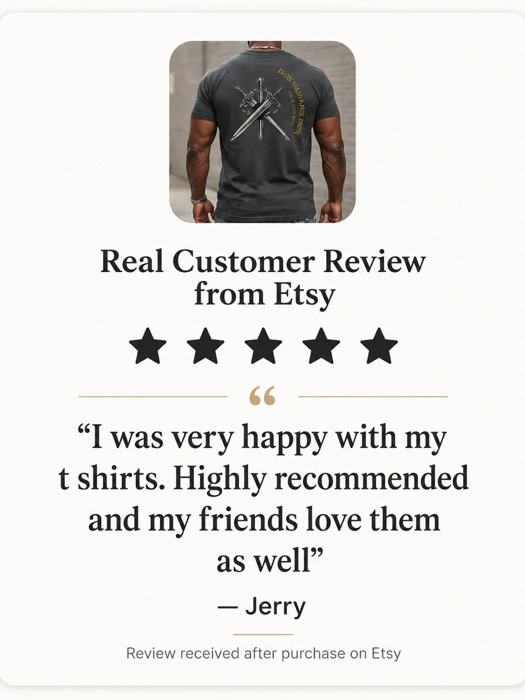 Iron Sharpens Iron Heavyweight Tee + Free 30-Day Prayer Guide product image (3)