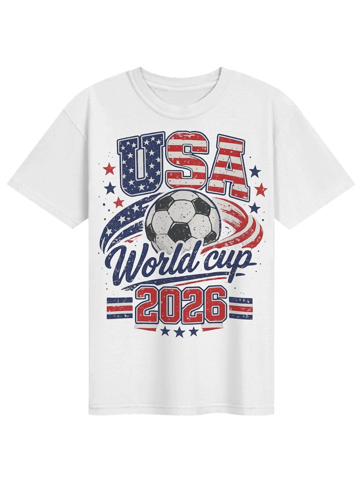 USA World Cup 2026 Retro Patriotic Soccer Graphic Tee product image (26)