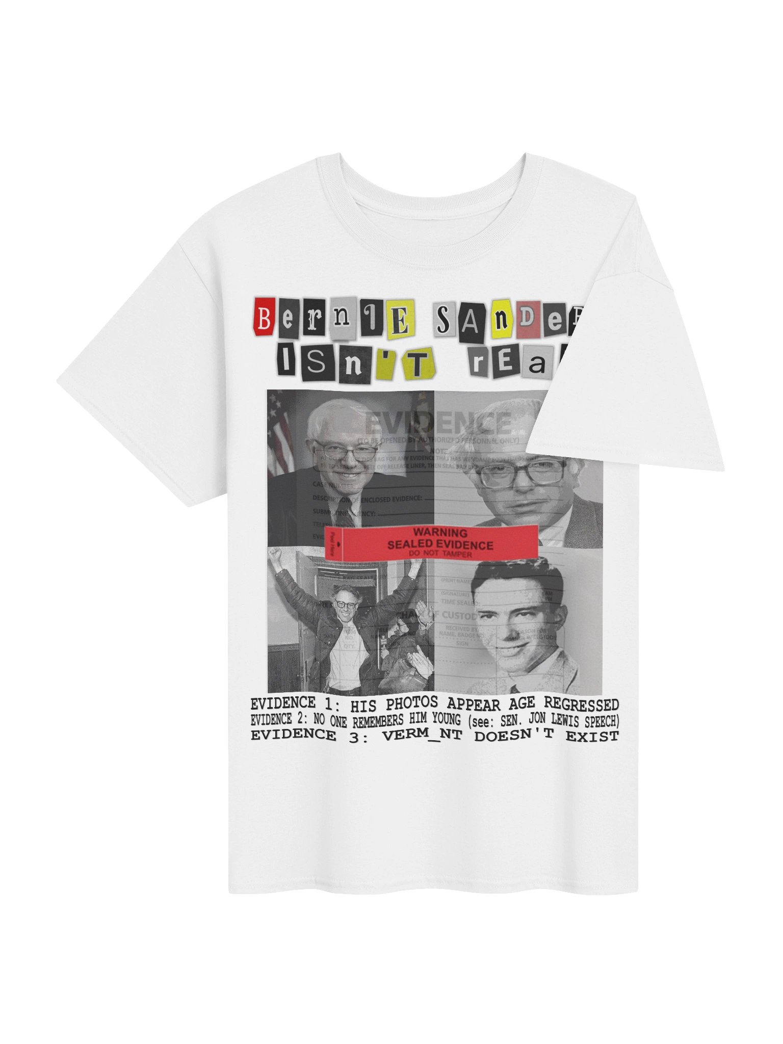 HE ISN'T REAL! (white) — T-SHIRT product image (4)