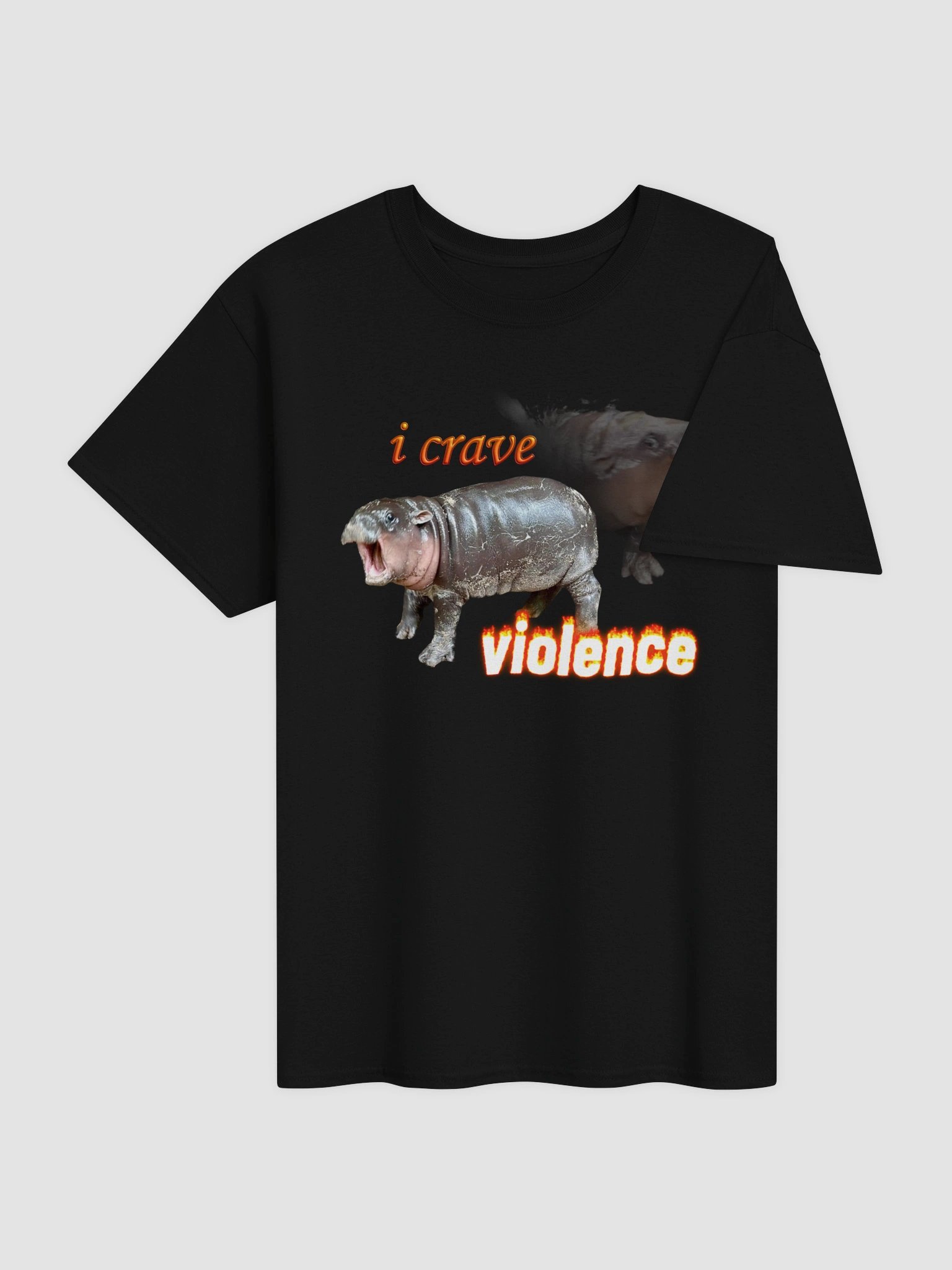 Moo Deng "I Crave Violence" T-shirt product image (20)