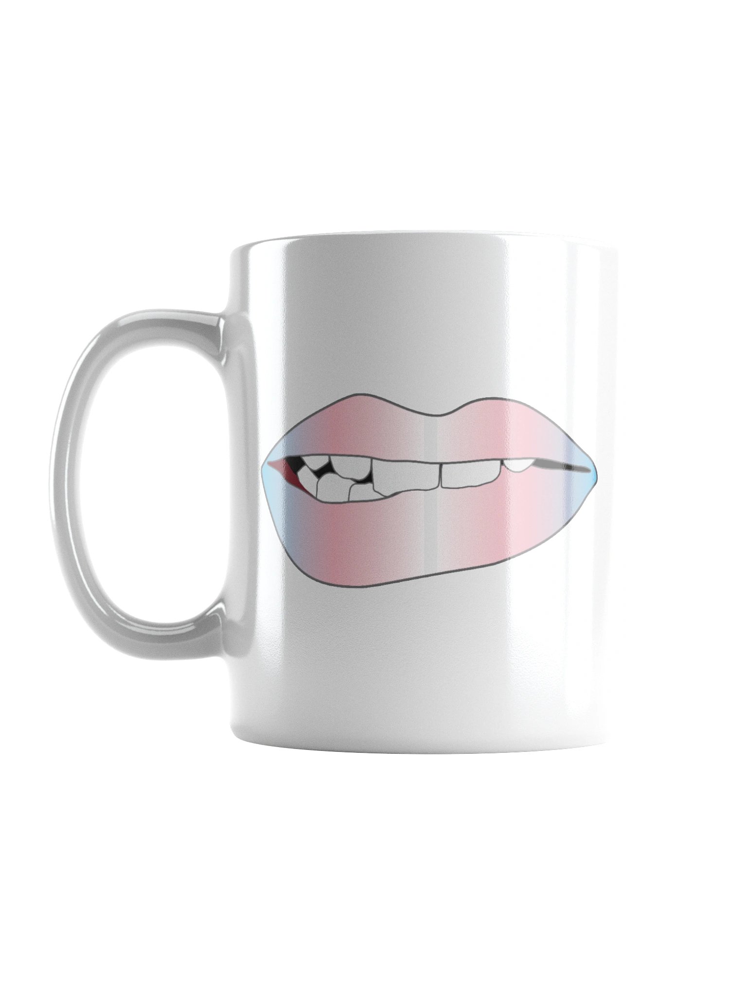Trans Pride Gradient Biting Lips Mug product image (6)