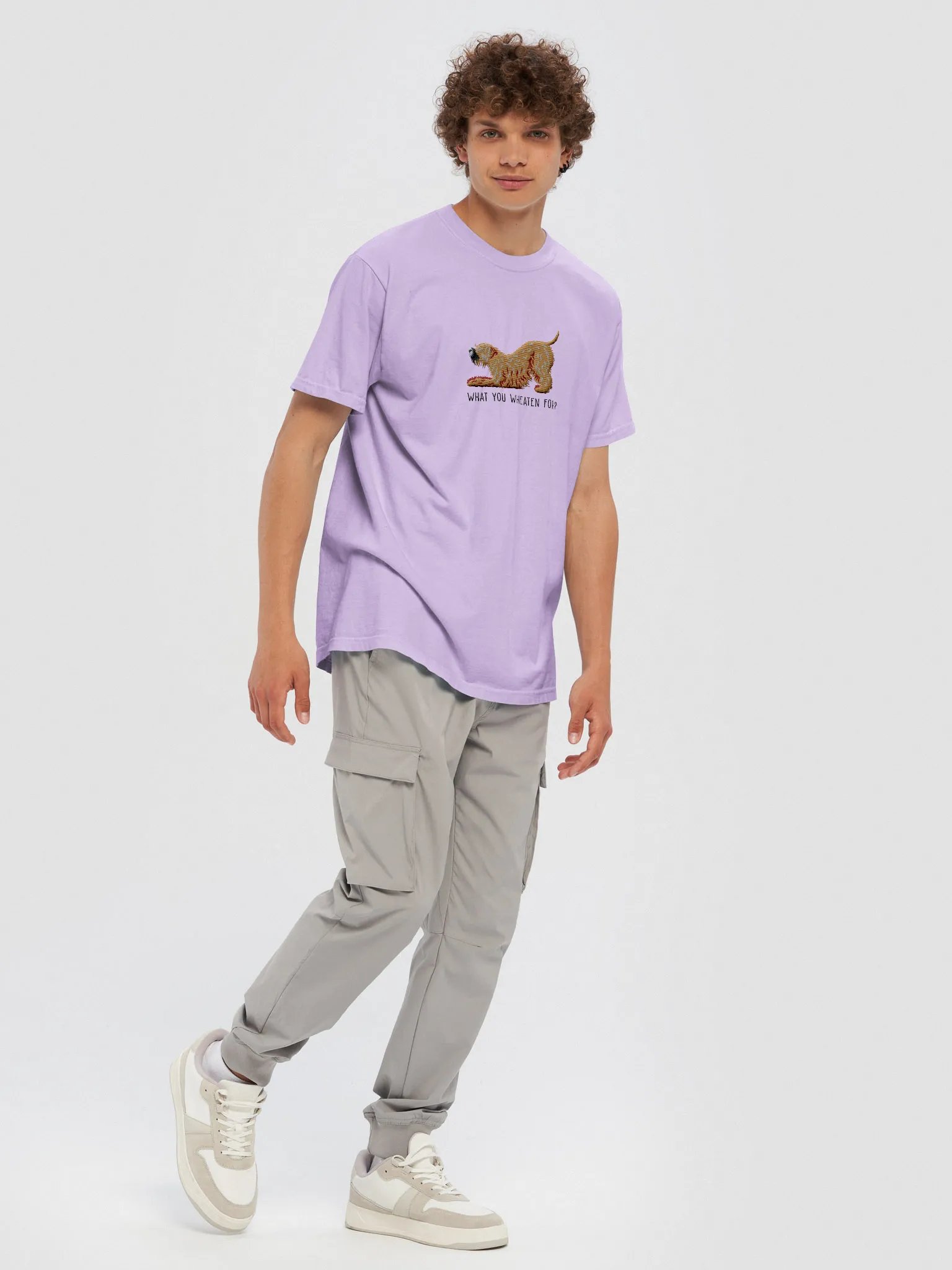 What You Wheaten For? T-Shirt(Embroidered) of a Wheaten Terrier(2) product image (9)