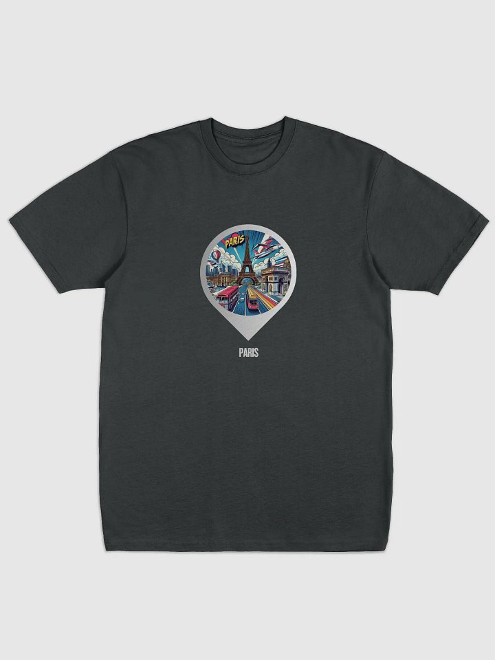 Parisian Adventures Men's Tee | AI Design Paris city France product image (2)