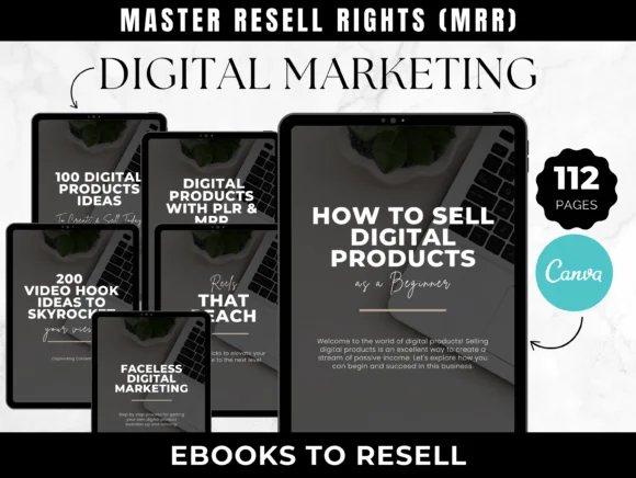 Sell Digital Downloads Without Creating Them: 7‑Product Master Resell Rights Bundle for Content Creators product image (1)