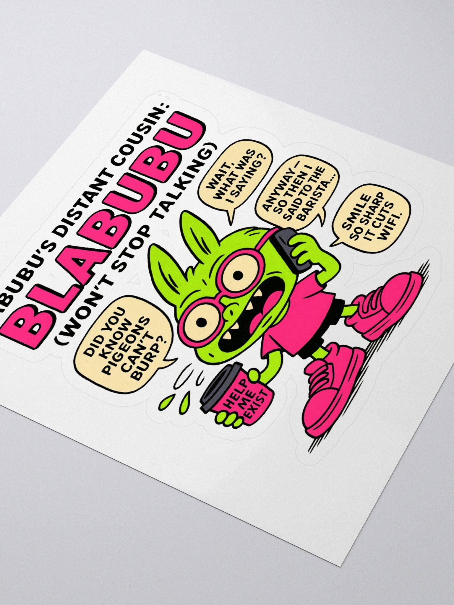 “Labubu’s distant cousin: Blabubu (won’t stop talking)” product image (3)