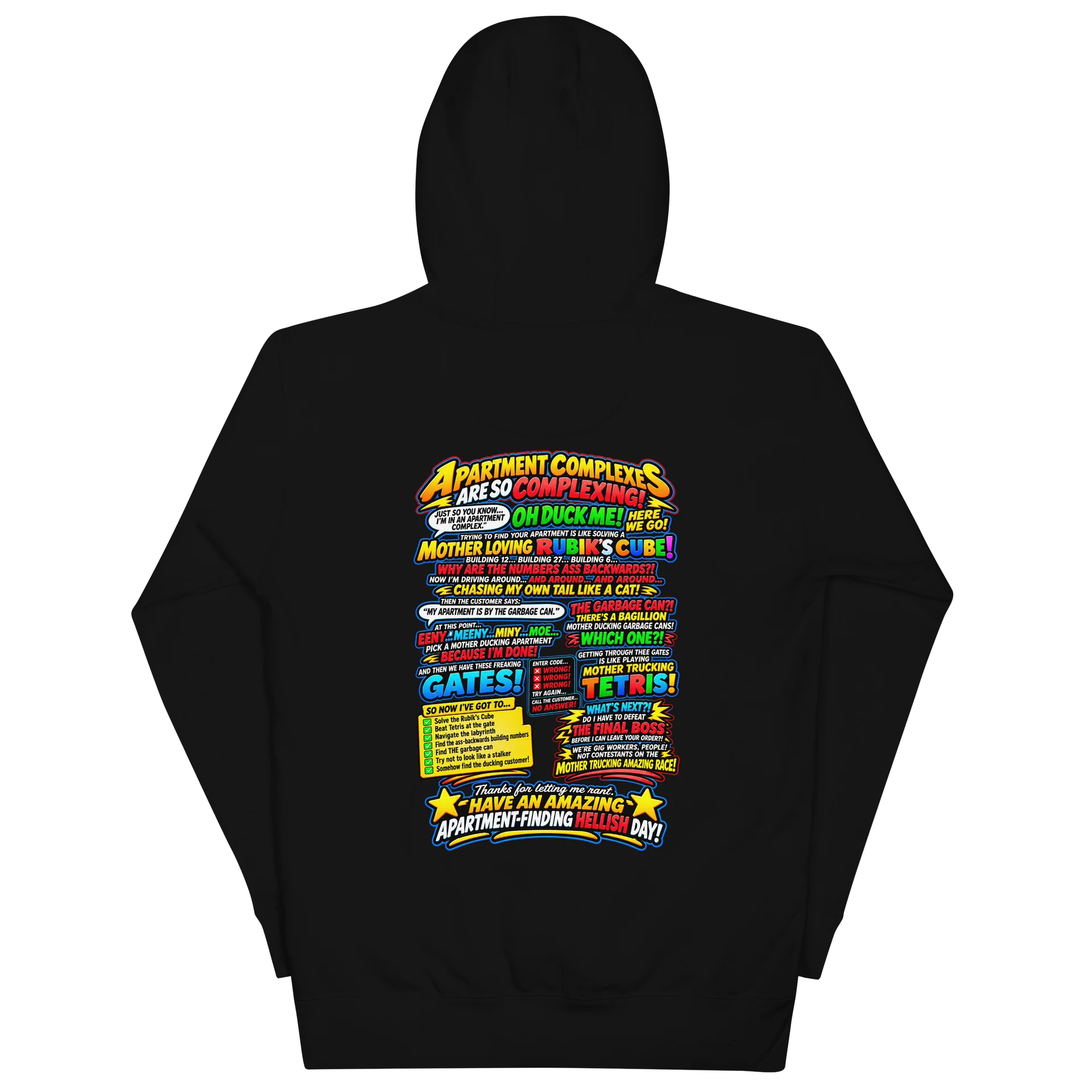 Apartment Complexes Are So Complexing! — Gig Worker Rant Hoodie product image (7)