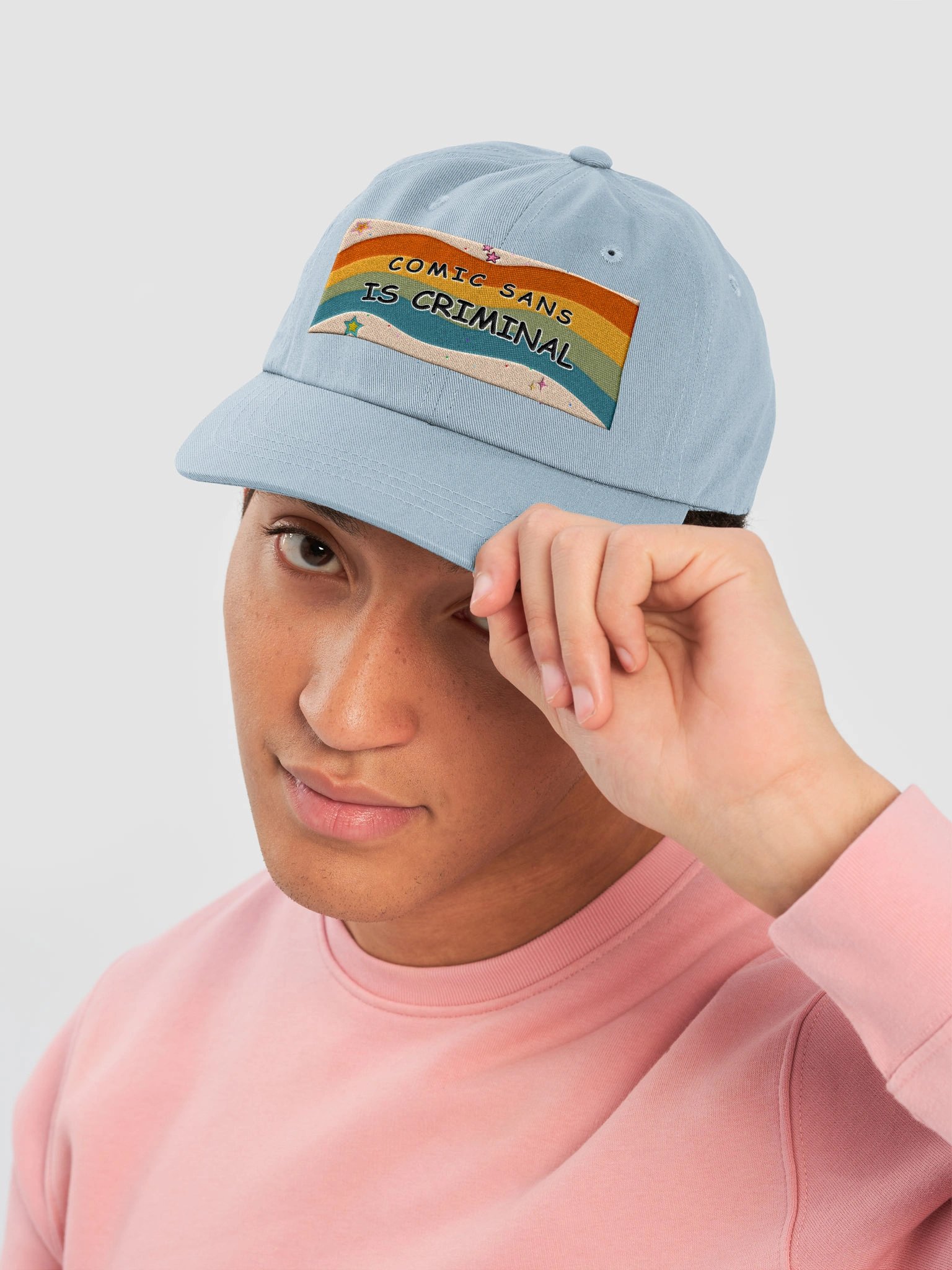Comic Sans Is Criminal Dad Hat product image (5)