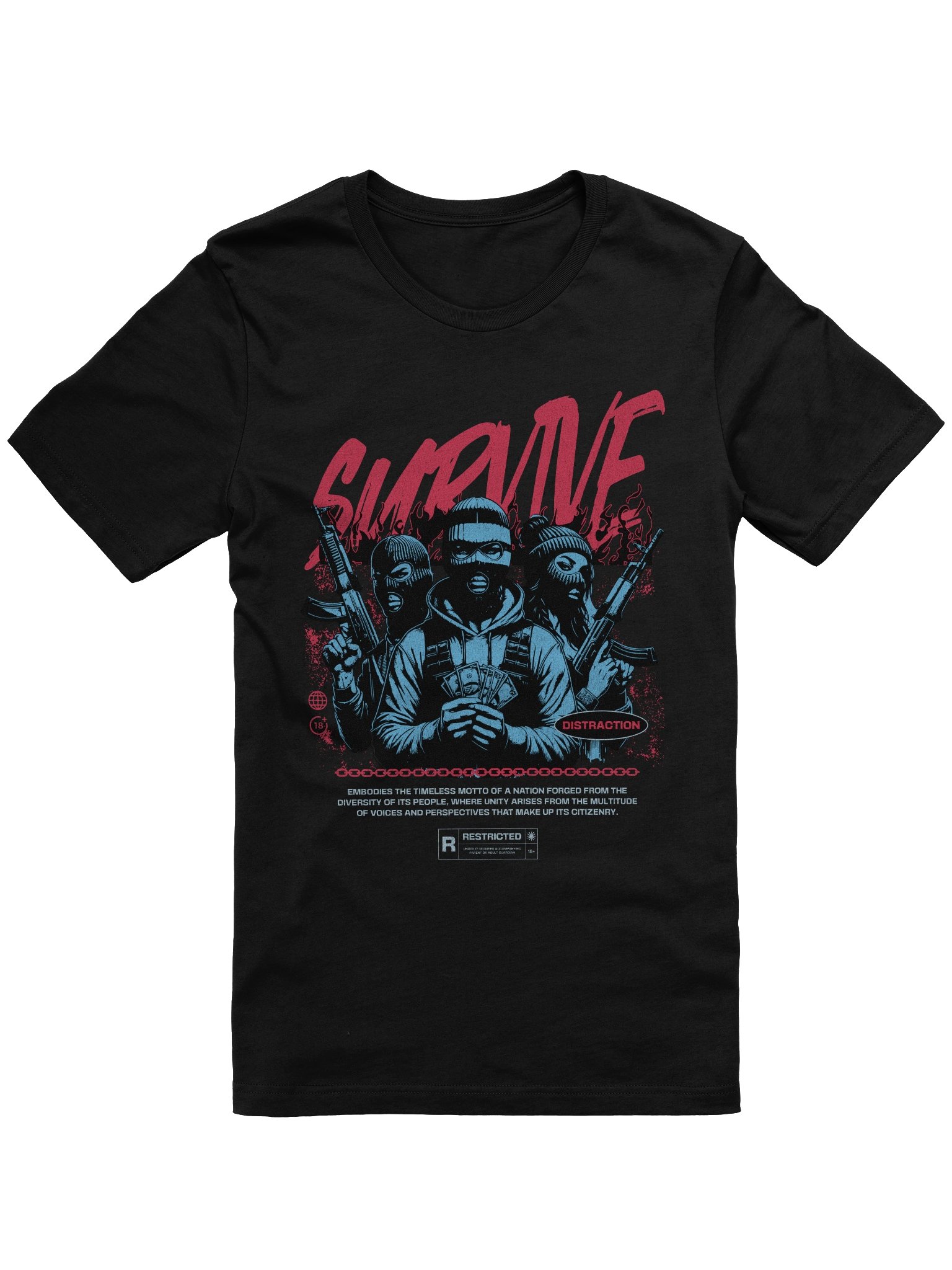 Flame Survival Money Tee product image (1)