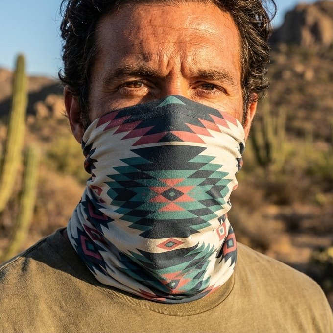 Nomad Neck Gaiter – Mexican Symmetry Edition 06 product image (3)