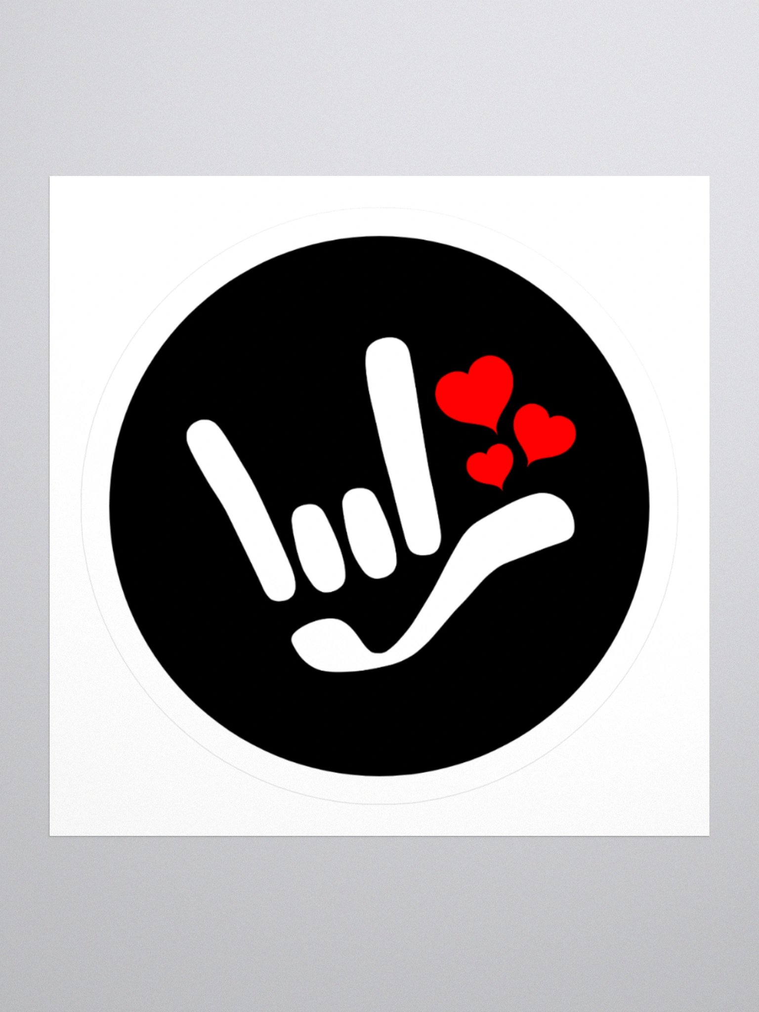 ILY with Heart Sticker product image (1)