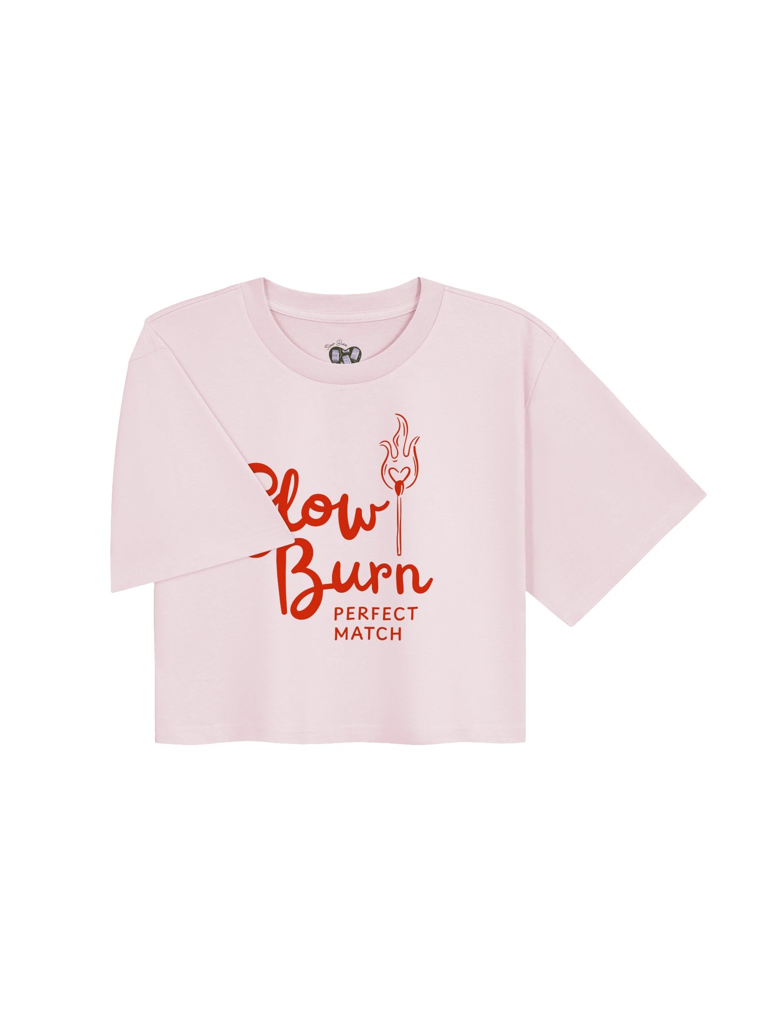 Slow Burn Perfect Match | Red Logo - Relaxed Crop product image (19)