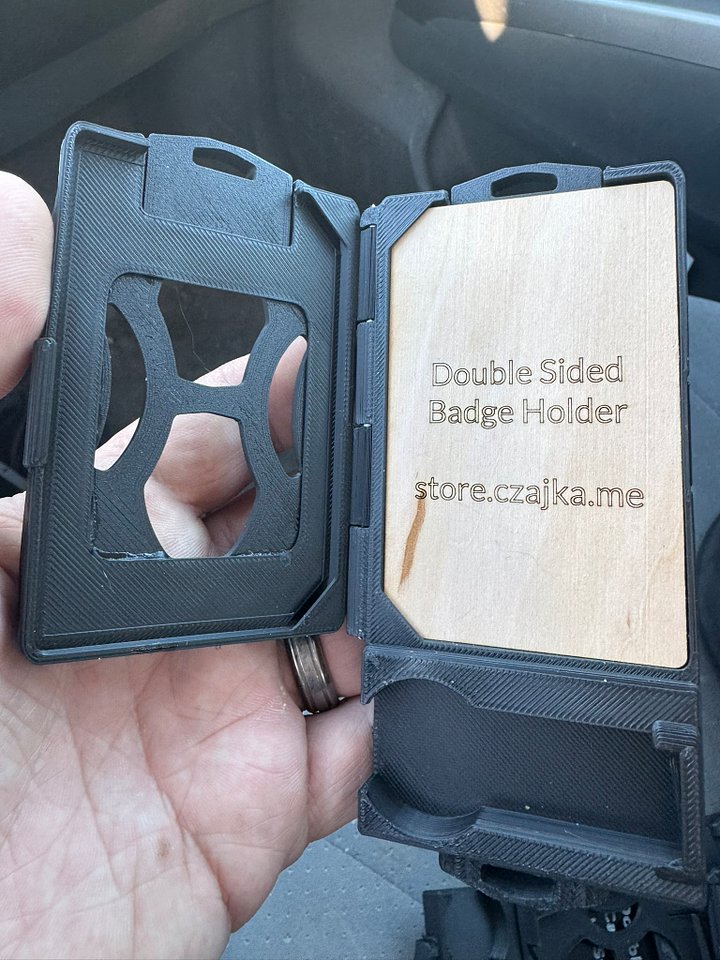 Double Sided Card Holder with Storage & RSA Slot product image (2)