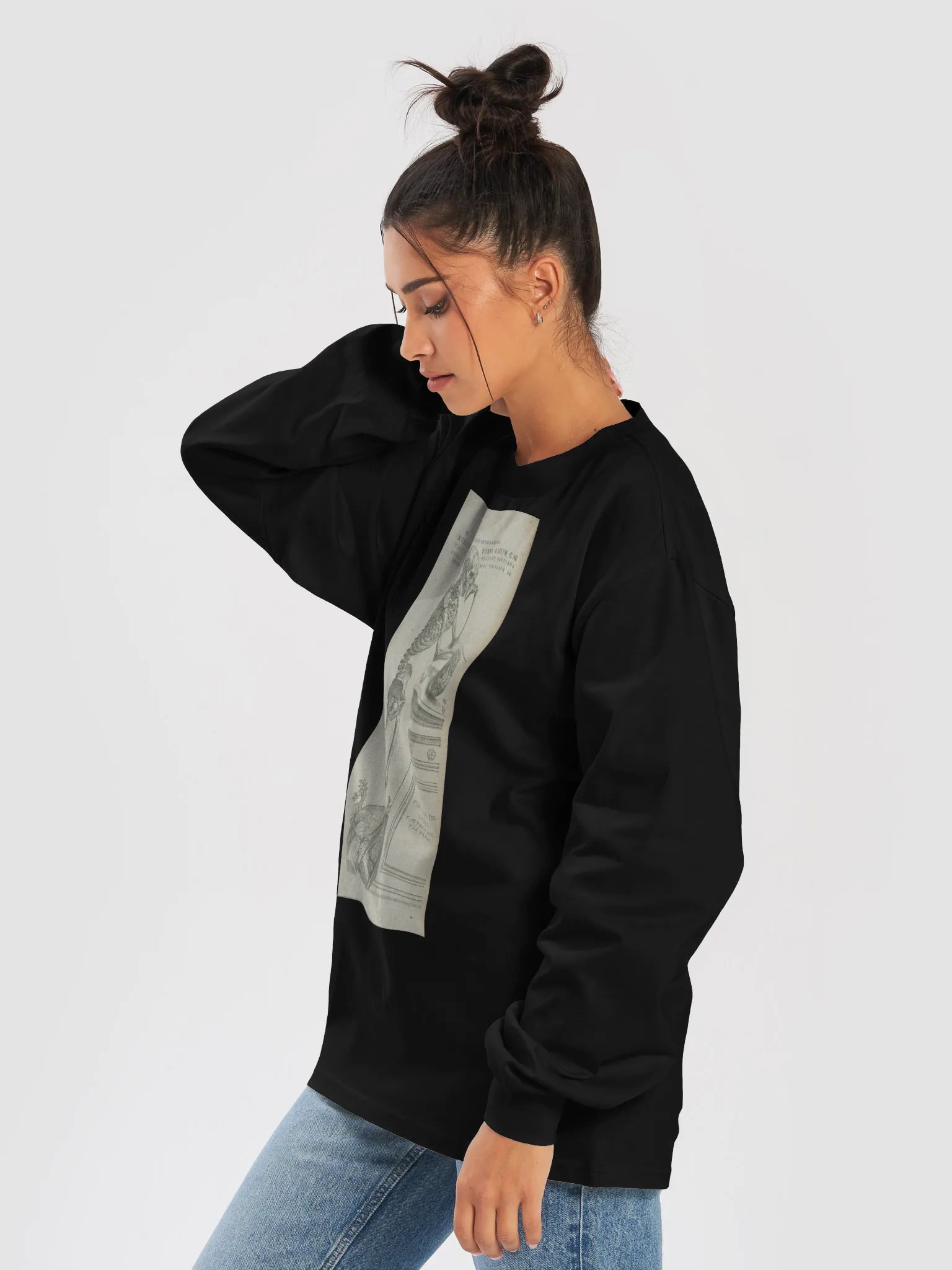 Skeleton Pondering Mortality - Long Sleeve product image (29)
