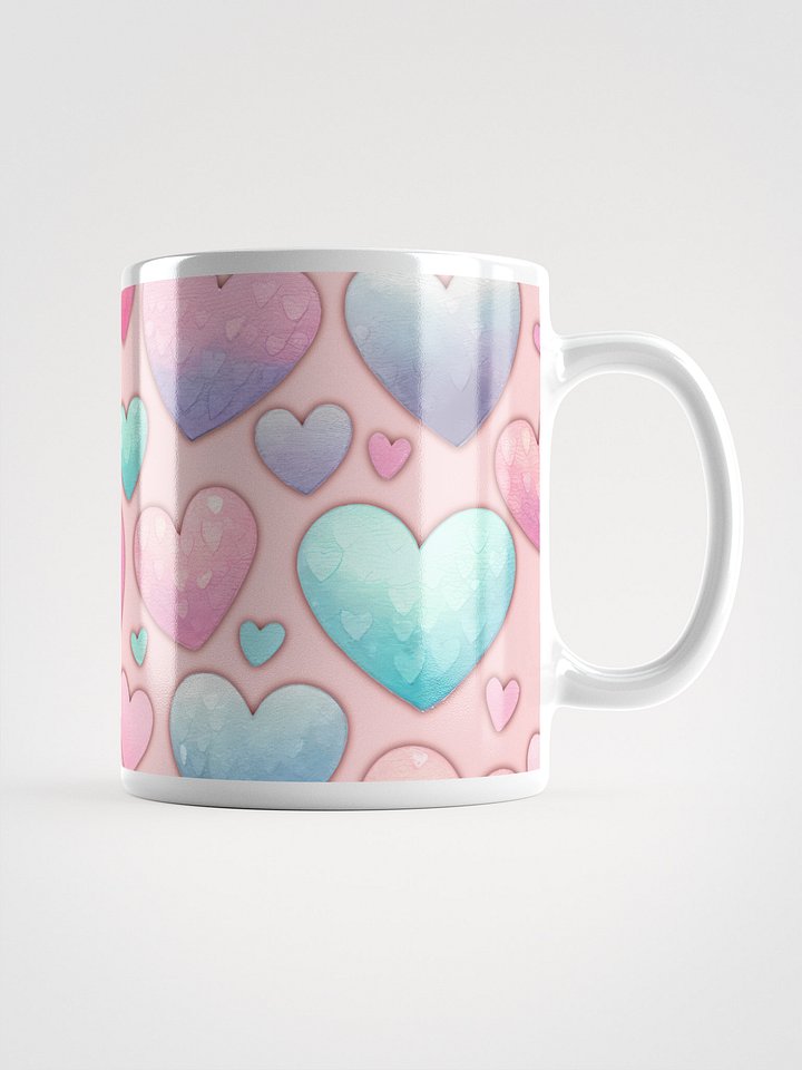 Pastel Hearts Delight Mug product image (4)