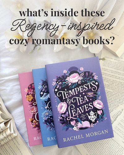 The Charmed Leaf Legacy books are swoony, no-spice romantasy books set in a Regency-inspired world with fae and cozy whimsica...
