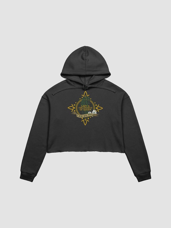 Lady & Shieldmaiden of Rohan Crop Hoodie Sweatshirt | Éowyn Design product image (3)