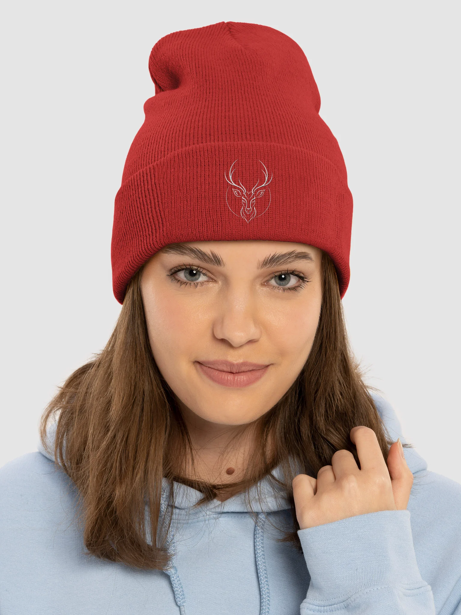 Violet Hart Stag Beanie product image (3)