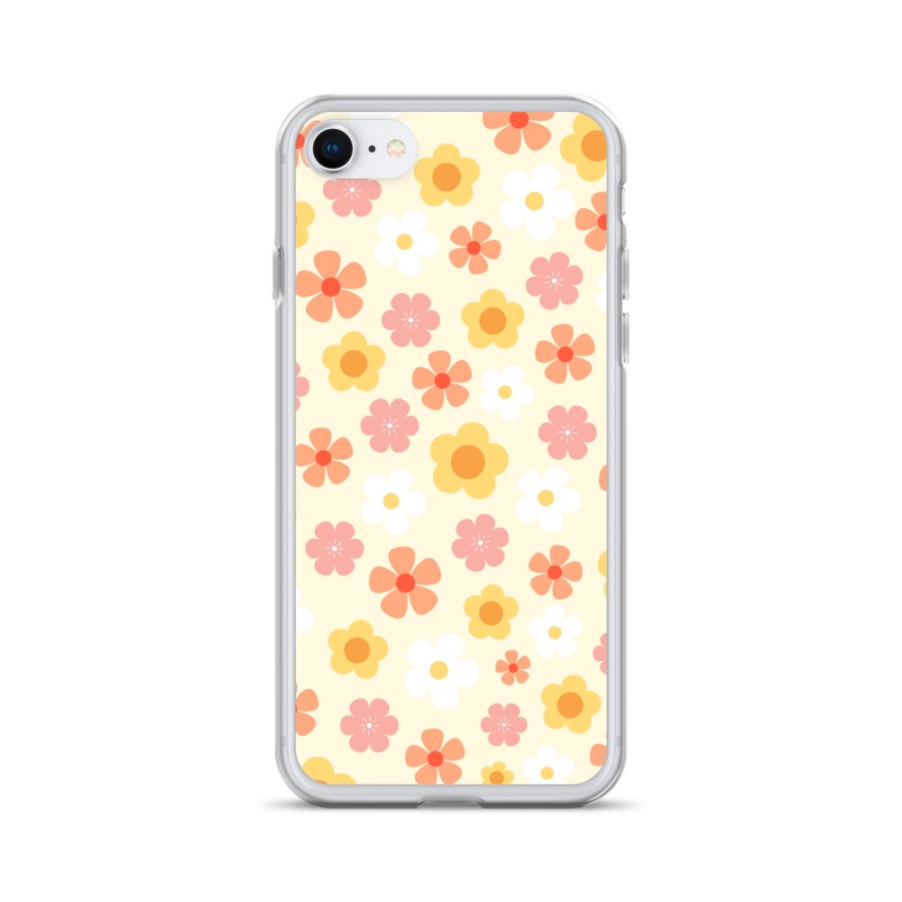 Multi-colored flowers Clear iPhone Case product image (28)