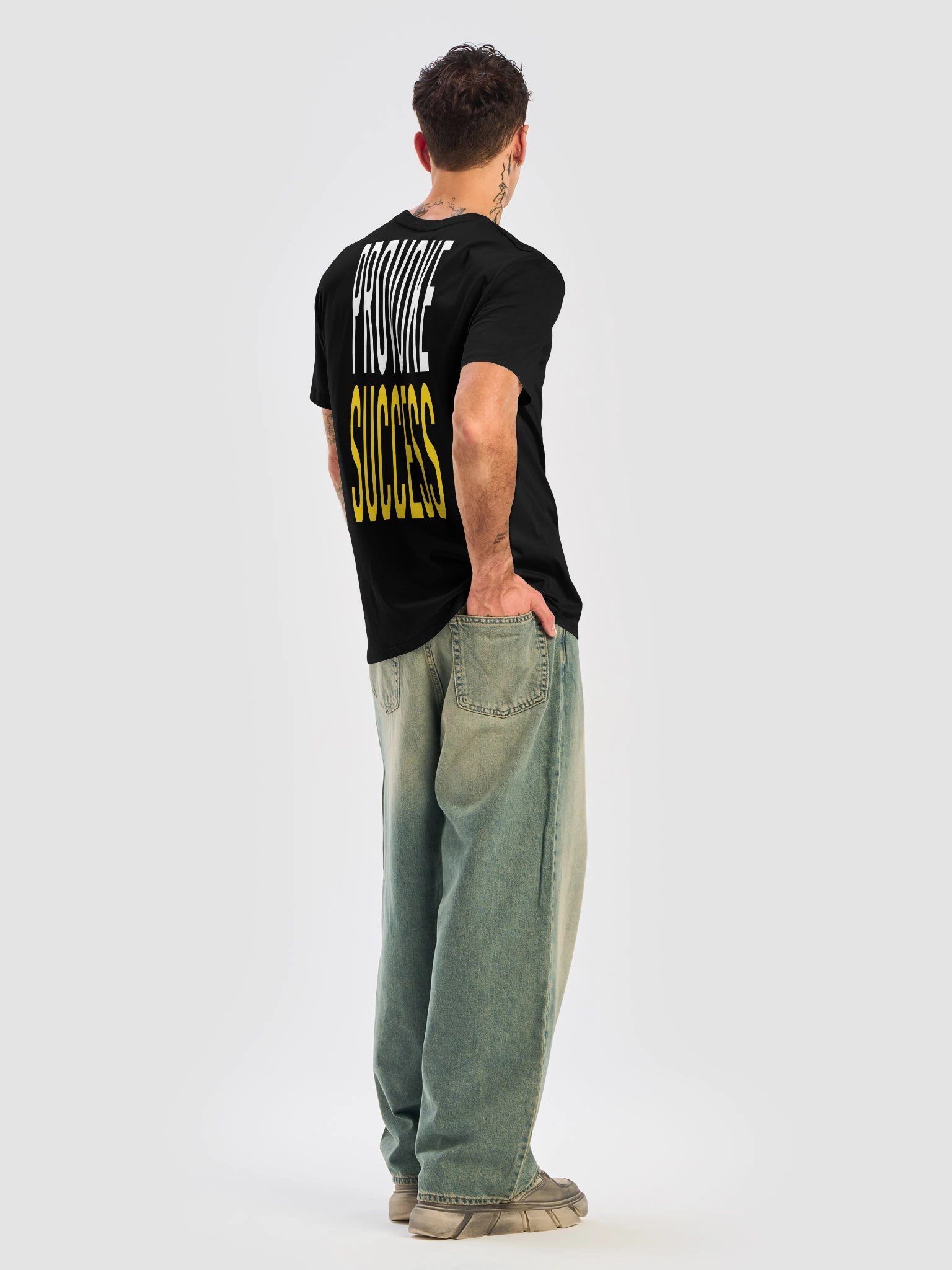 PROVOKÄHAUS Provoke Success Training Tee — Black & Yellow product image (7)