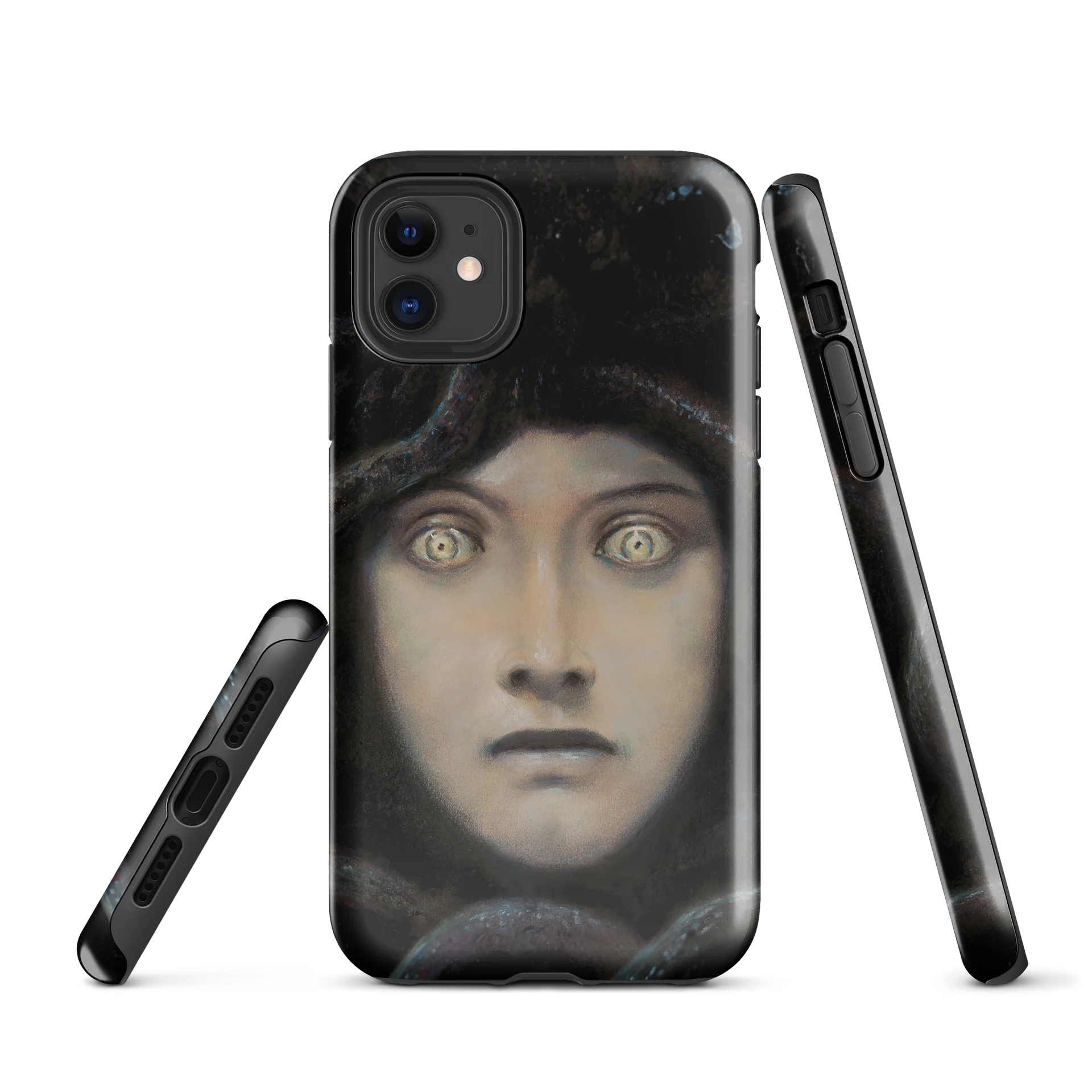 Franz von Stuck – Head of Medusa (“Medusa’s Gaze”) iPhone® Tough Case product image (3)