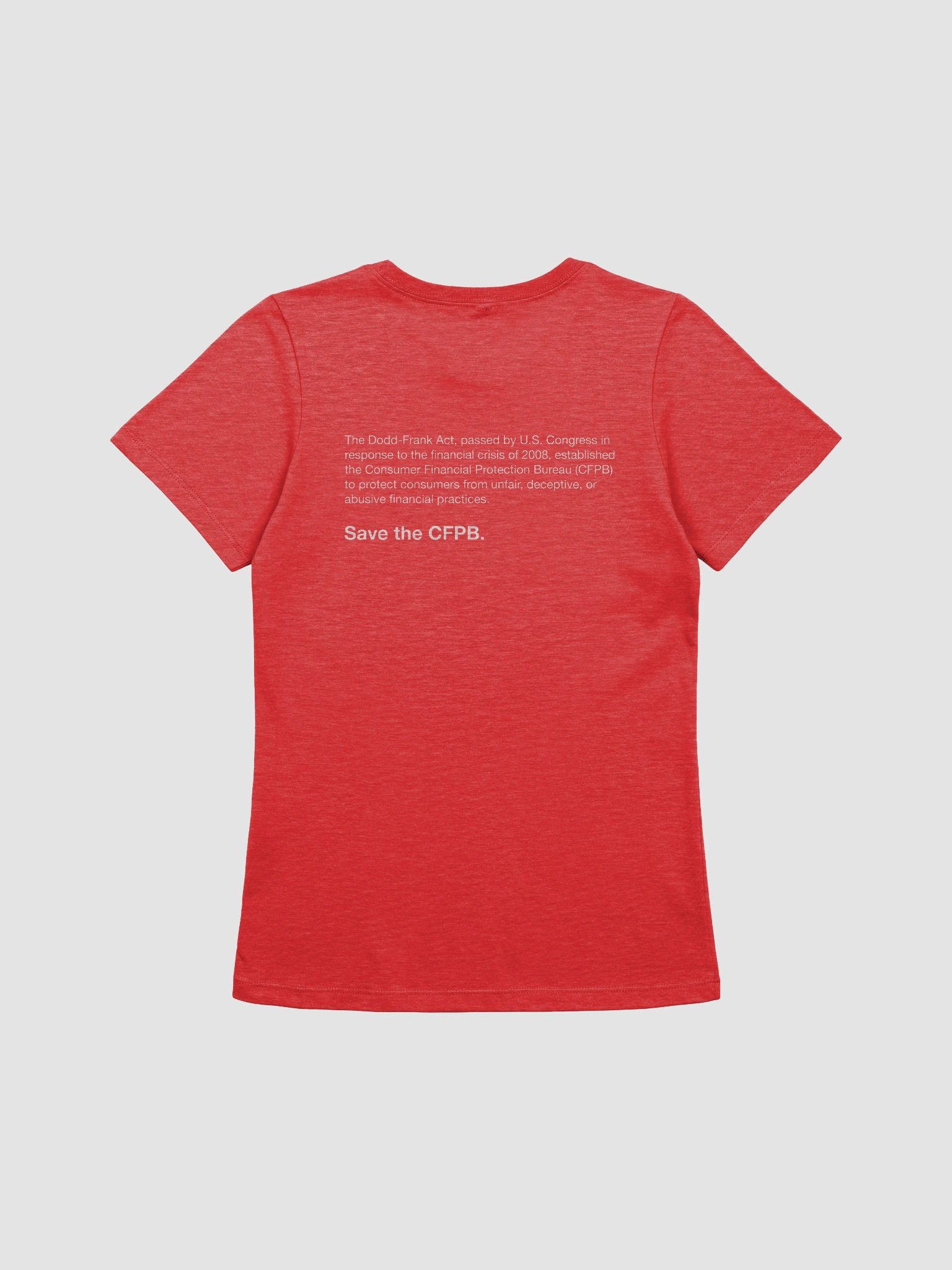 Dodd-Frank is Pretty Great Women's Cut T-Shirt (White) product image (8)