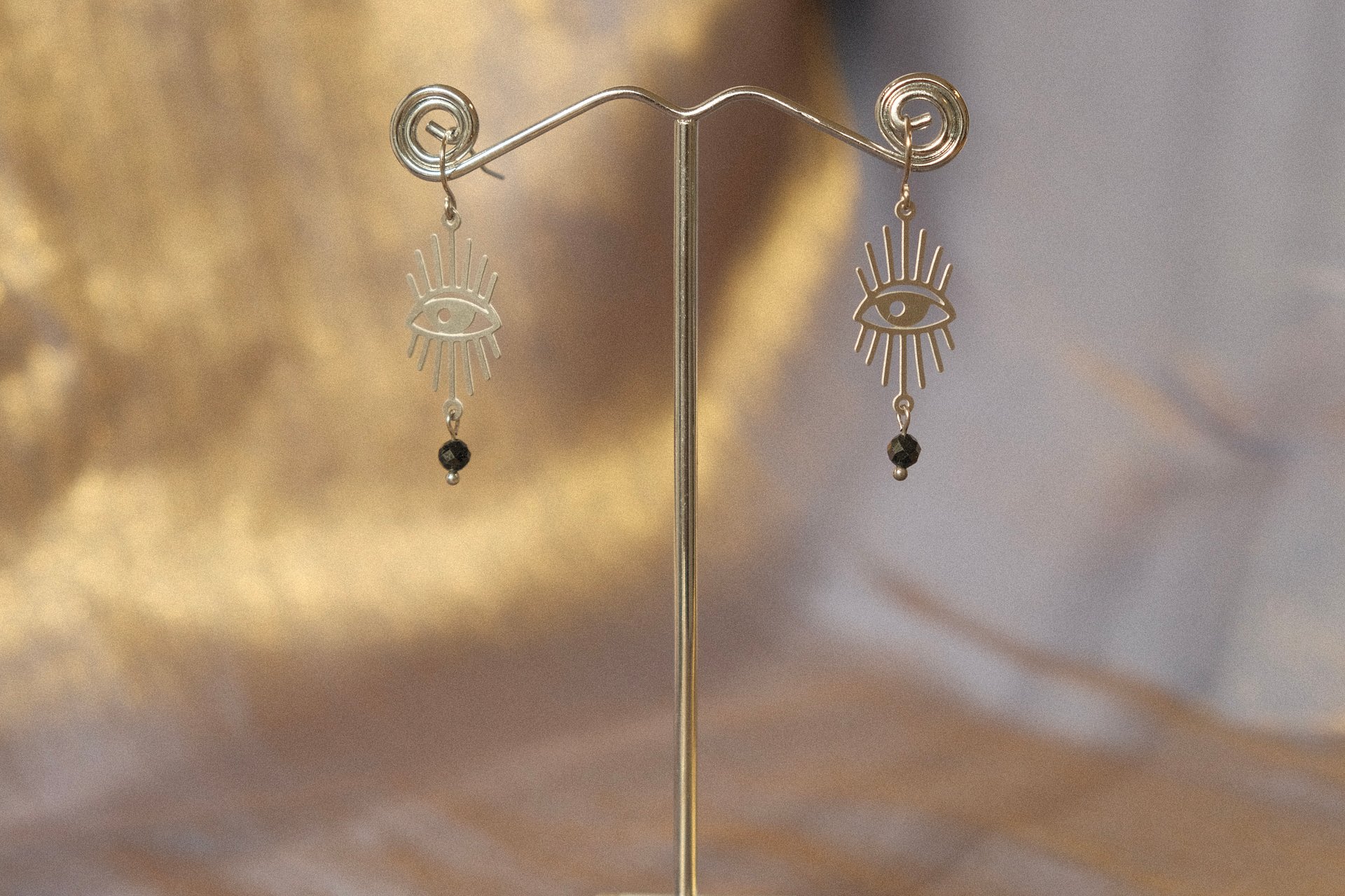 Tourmaline Eyes Open Earrings product image (11)