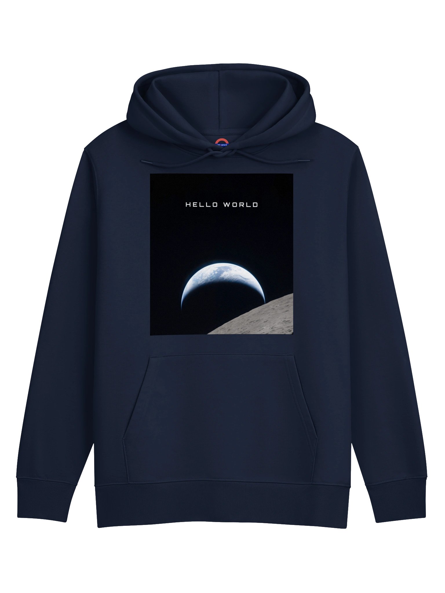Hello World Earth Rising Above The Moon Hoodie product image (1)