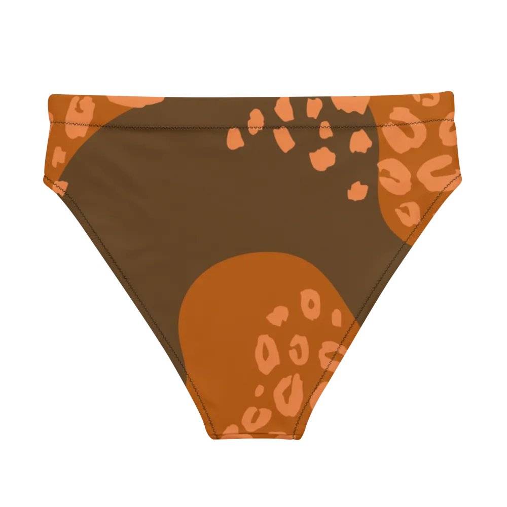 Flowing Orange All-Over Bikini Bottoms product image (4)