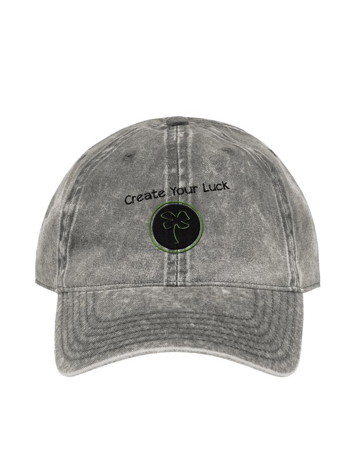 Lucky Clover Distressed Hat product image (1)