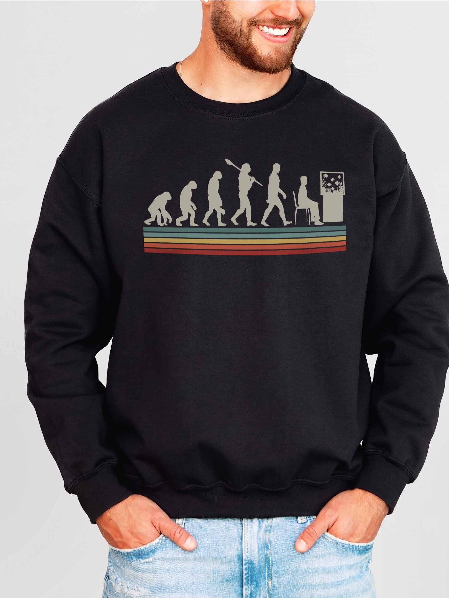 Reef Tank Evolution Sweatshirt – Funny Saltwater Aquarium Hobbyist Graphic Sweatshirt product image (2)