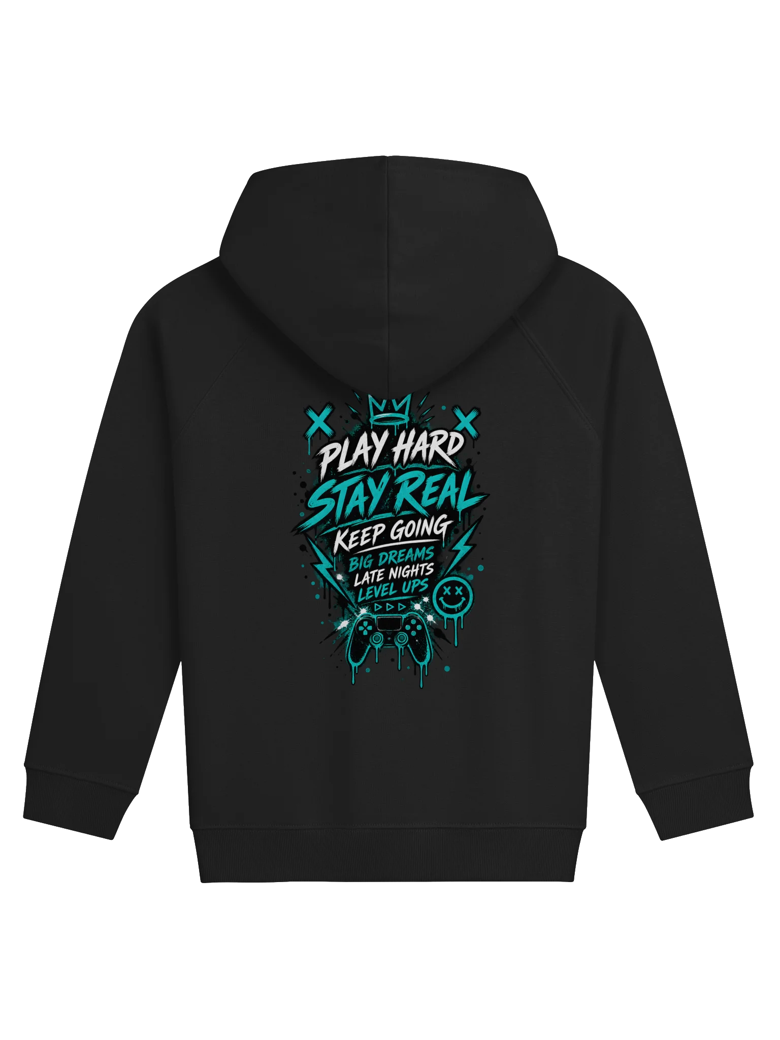 Built Different — Game On! | Kids Gamer Hoodie product image (2)