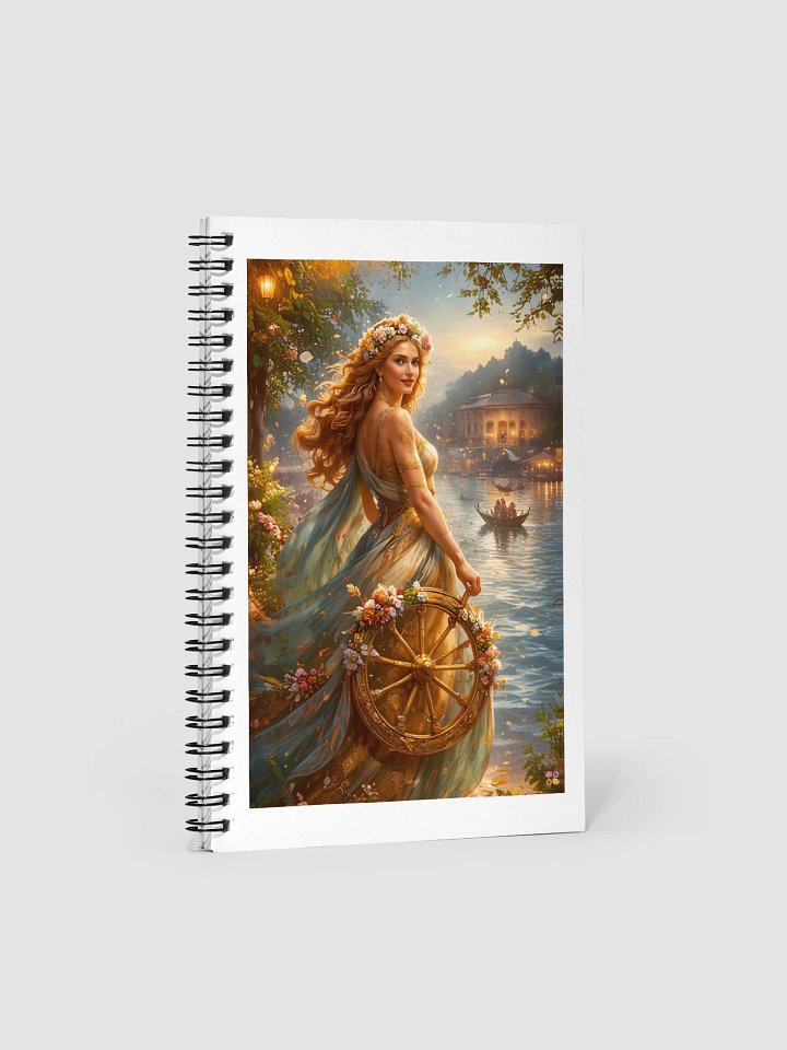 Goddess Fors Fortuna, River Celebration Spiral Notebook product image (1)