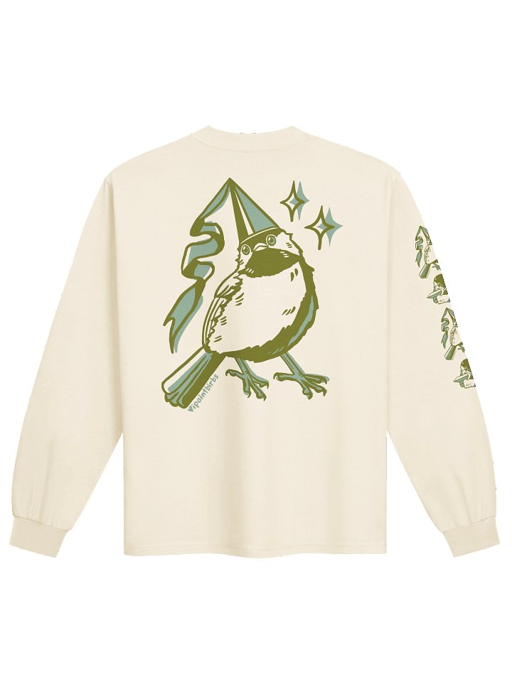 Medieval Chickadees but Long Sleeve product image (10)