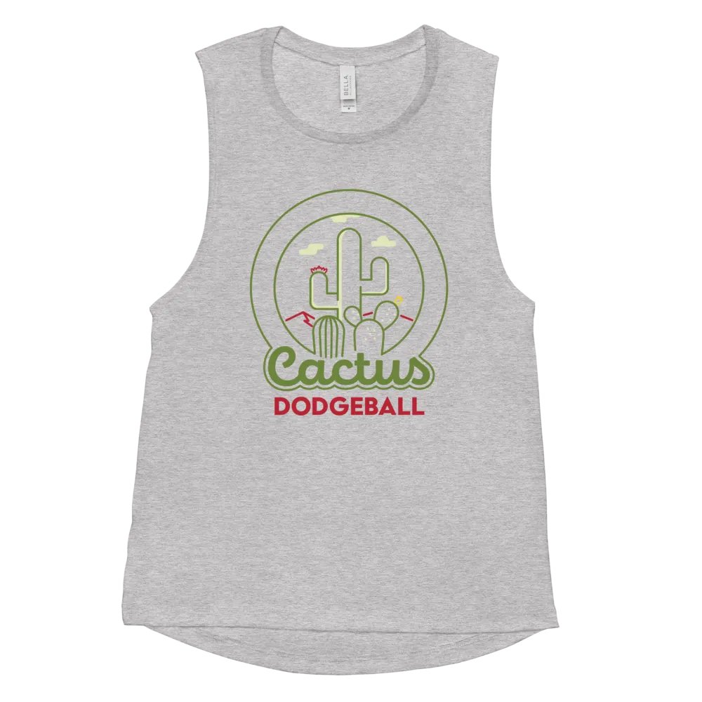 Cactus Dodgeball Women's Muscle Tank product image (28)