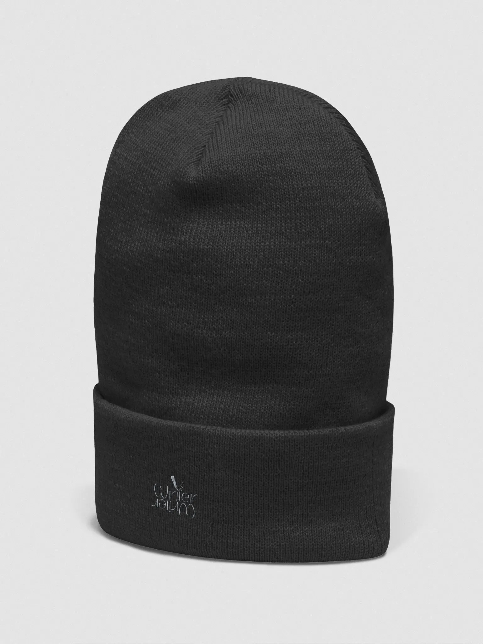 Writer silver text Beanie product image (8)