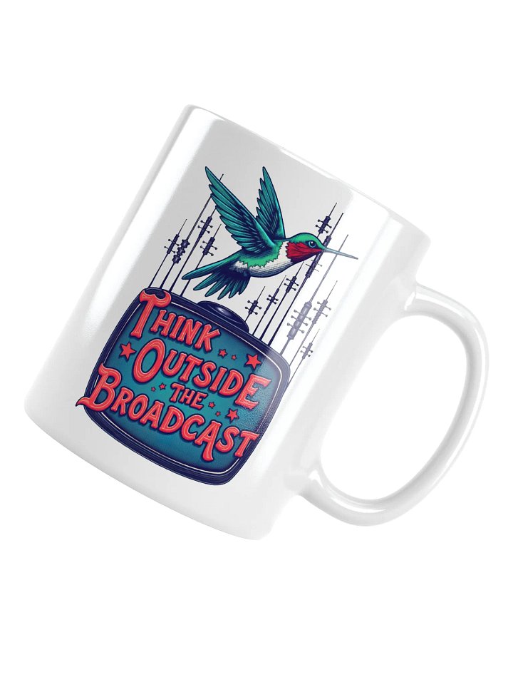 Think Outside The Broadcast Mug product image (1)