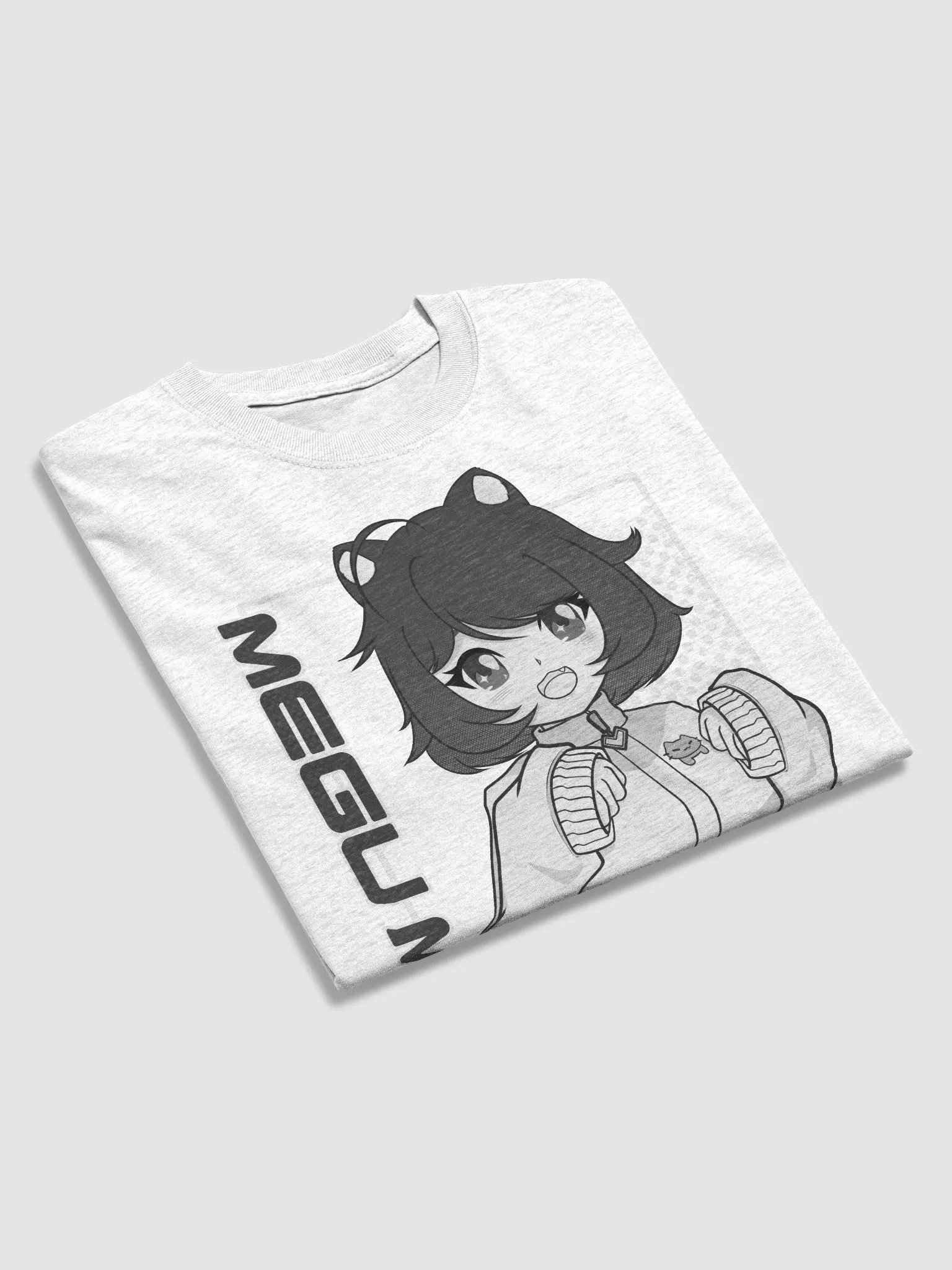 Monochrome Megu t-shirt | MeguMuu