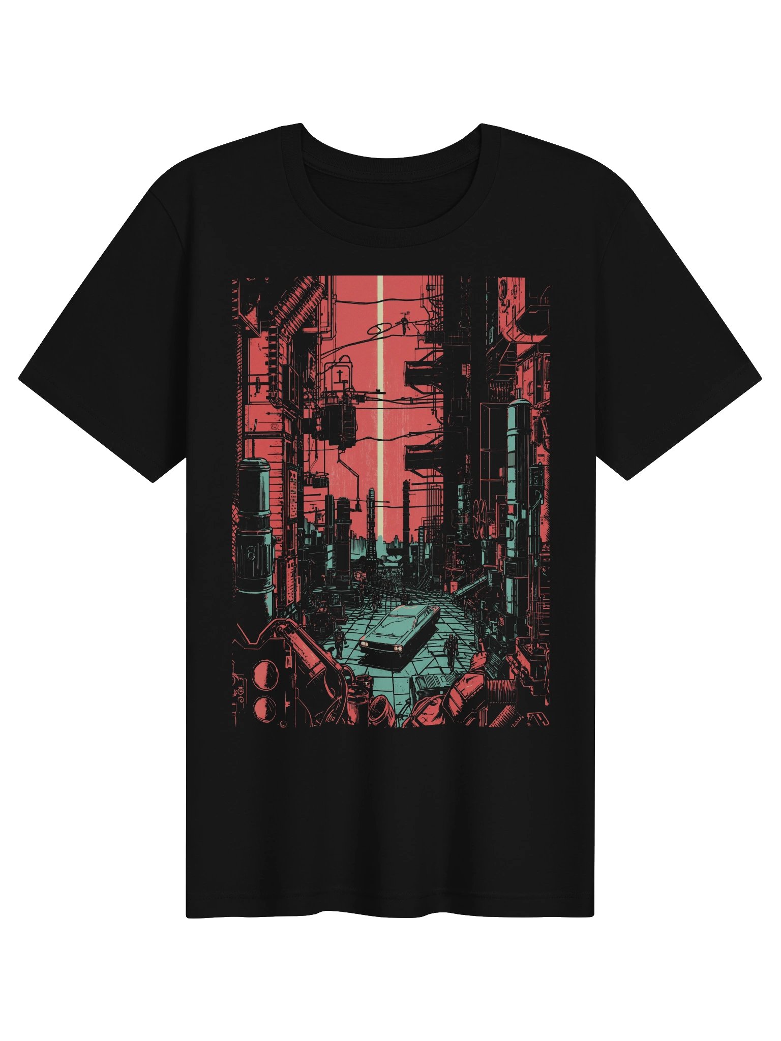 Cyberpunk Alley Lightweight T-Shirt product image (1)